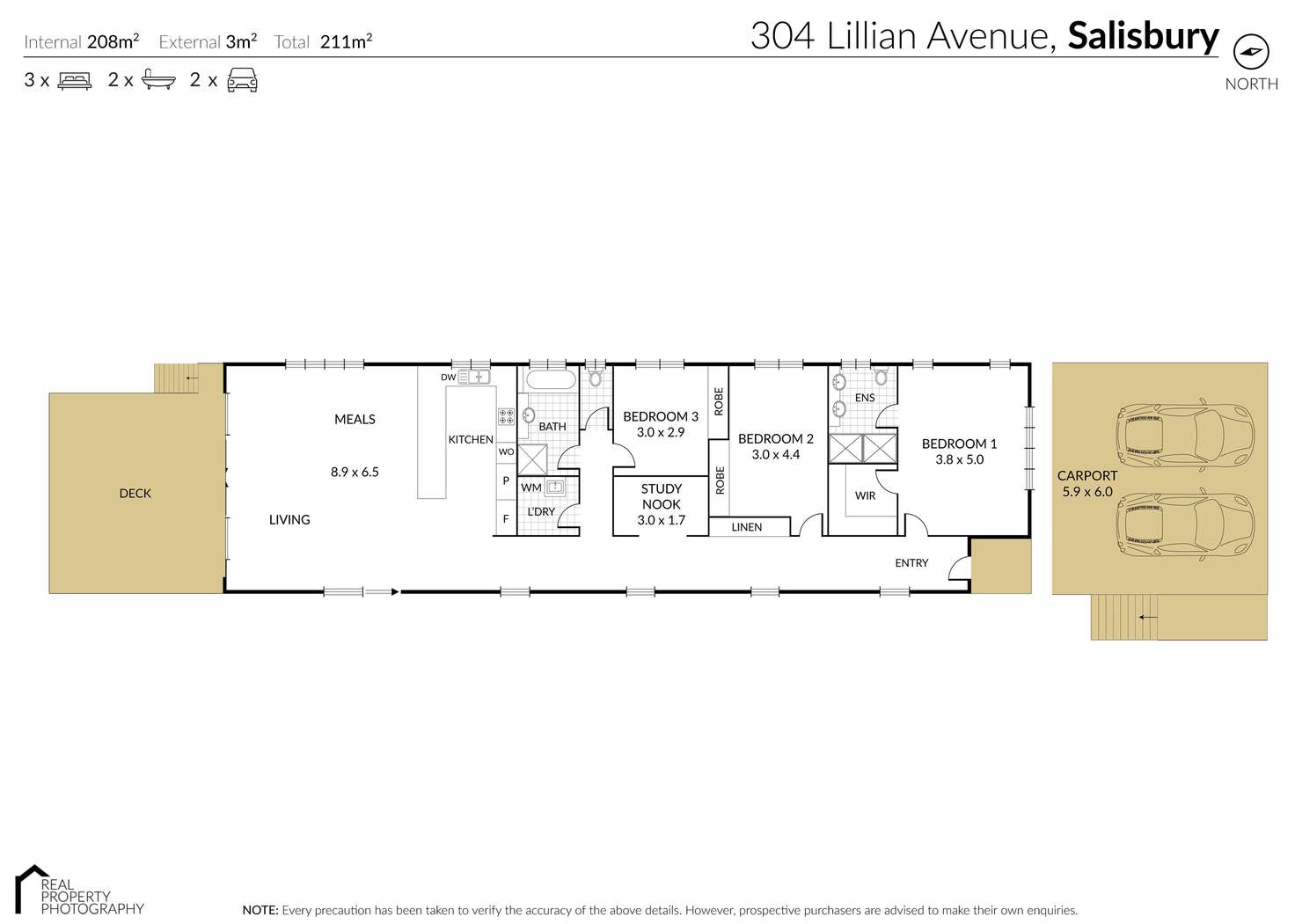 Floorplan of Homely house listing, 304 Lillian Avenue, Salisbury QLD 4107