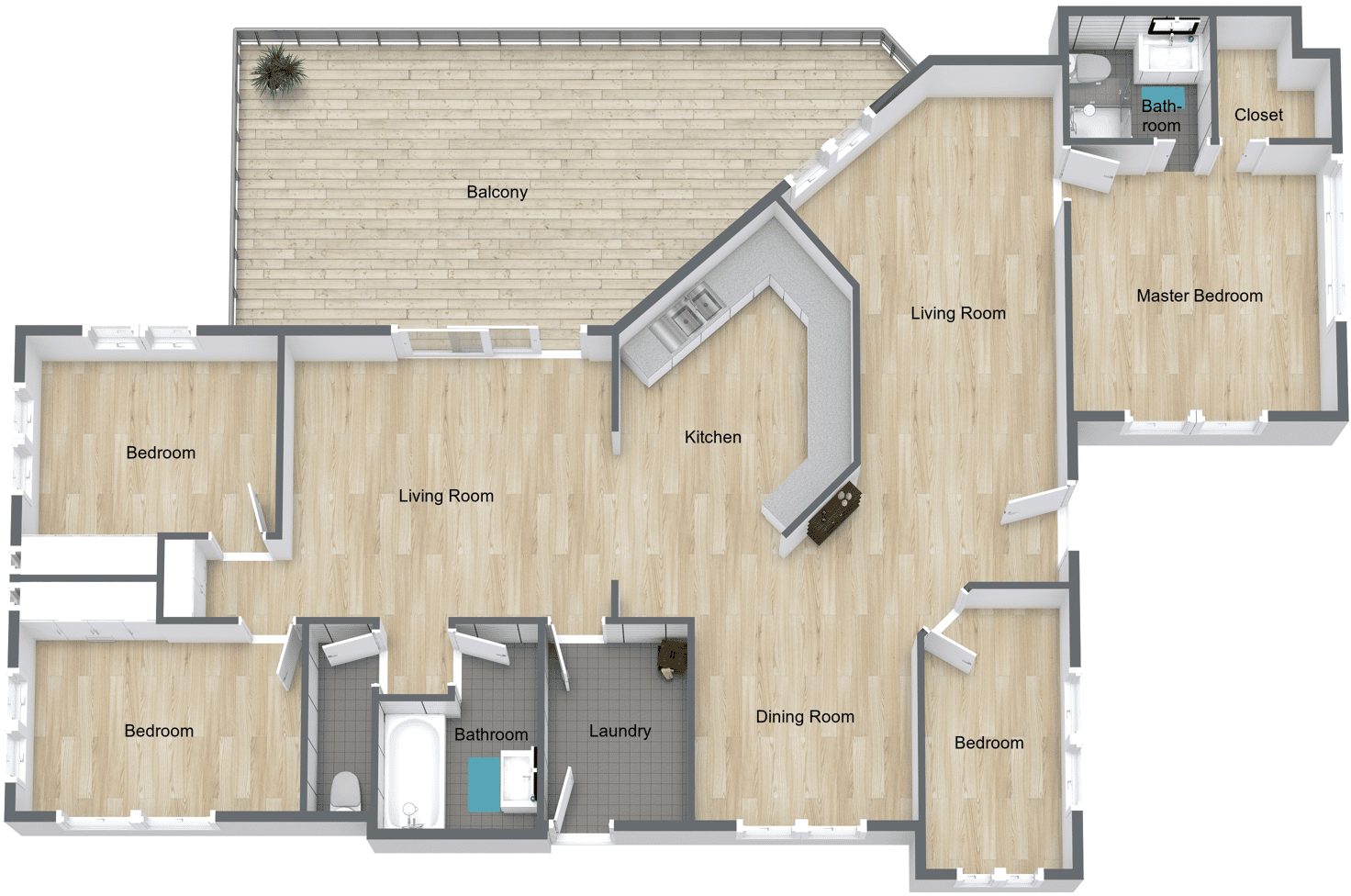 Floorplan of Homely house listing, 4 Flora Cl, Clifton Beach QLD 4879