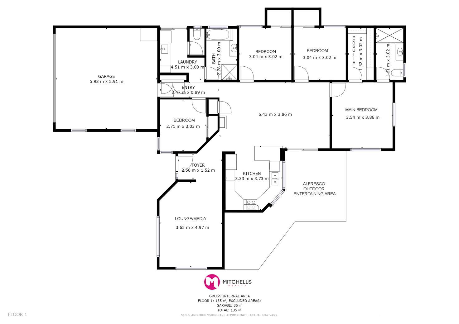 Floorplan of Homely house listing, 20 Cromdale Circuit, Kawungan QLD 4655