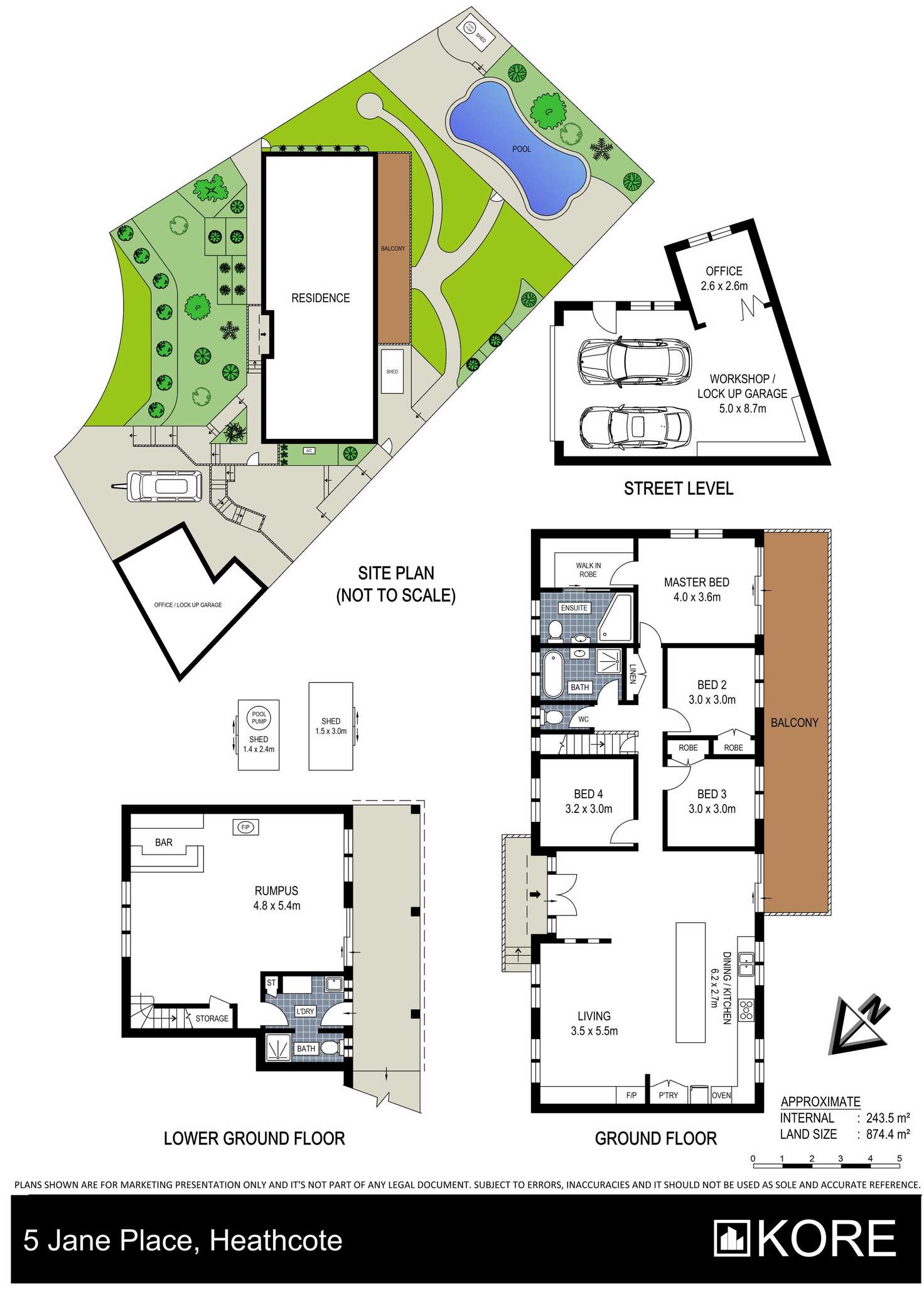 Floorplan of Homely house listing, 5 Jane Place, Heathcote NSW 2233