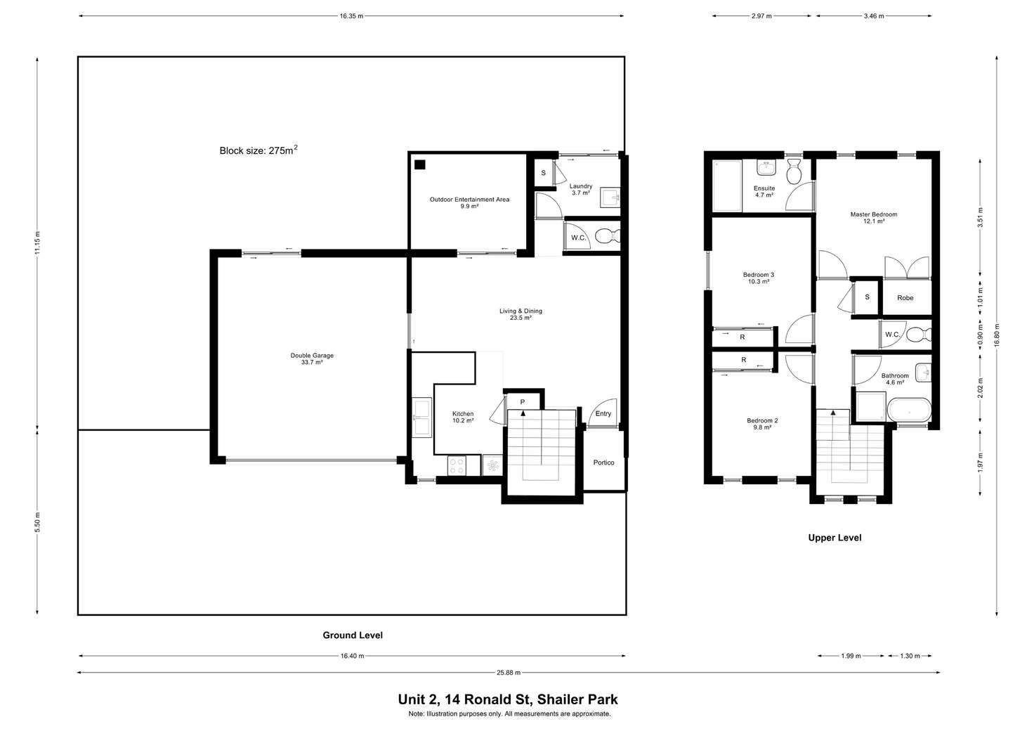 Floorplan of Homely townhouse listing, 2/14 Ronald Street, Shailer Park QLD 4128