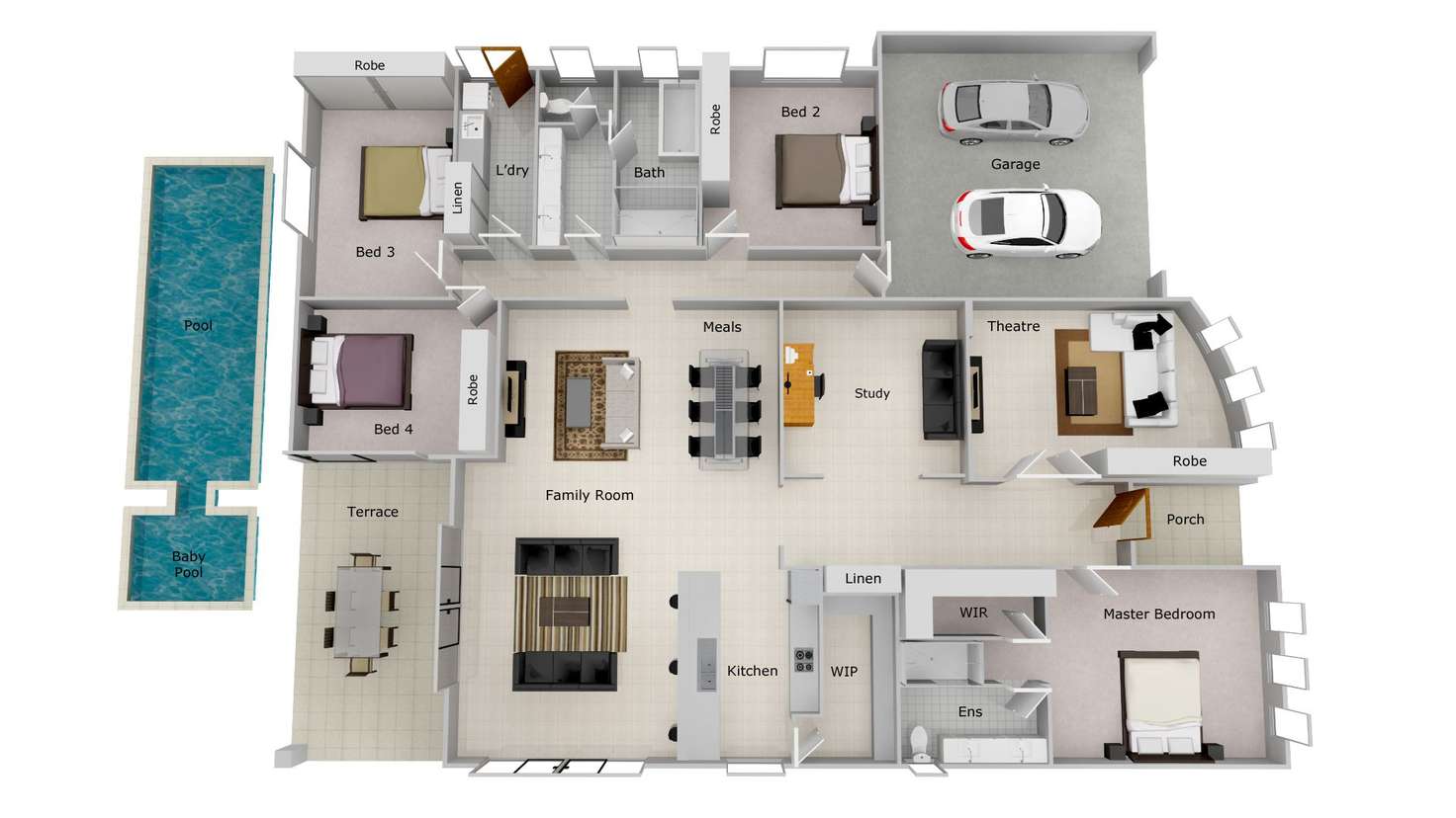 Floorplan of Homely house listing, 1 Kangaroo Street, North Lakes QLD 4509