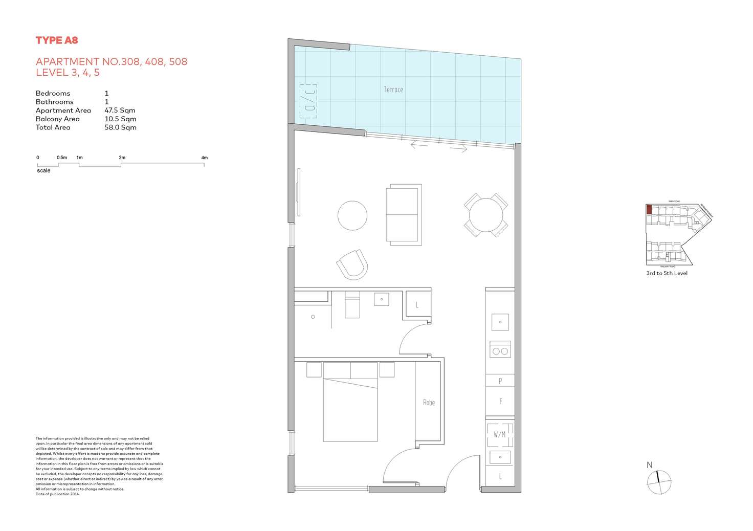 Floorplan of Homely apartment listing, 308/1228 Nepean Highway, Cheltenham VIC 3192