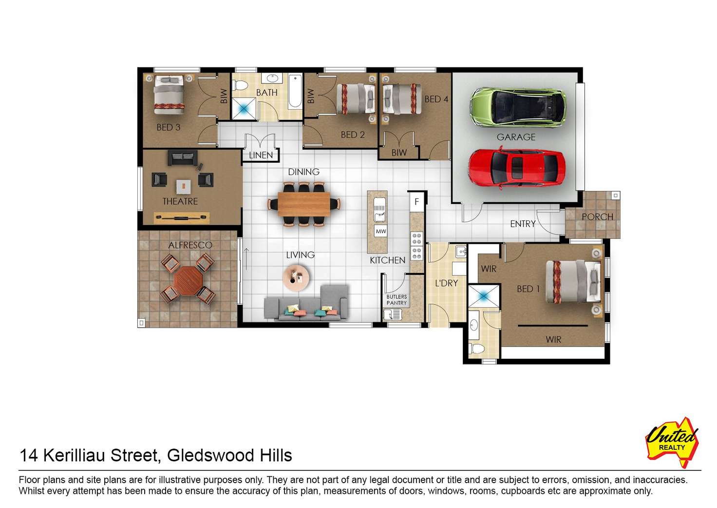 Floorplan of Homely house listing, 14 Kerilliau Street, Gledswood Hills NSW 2557
