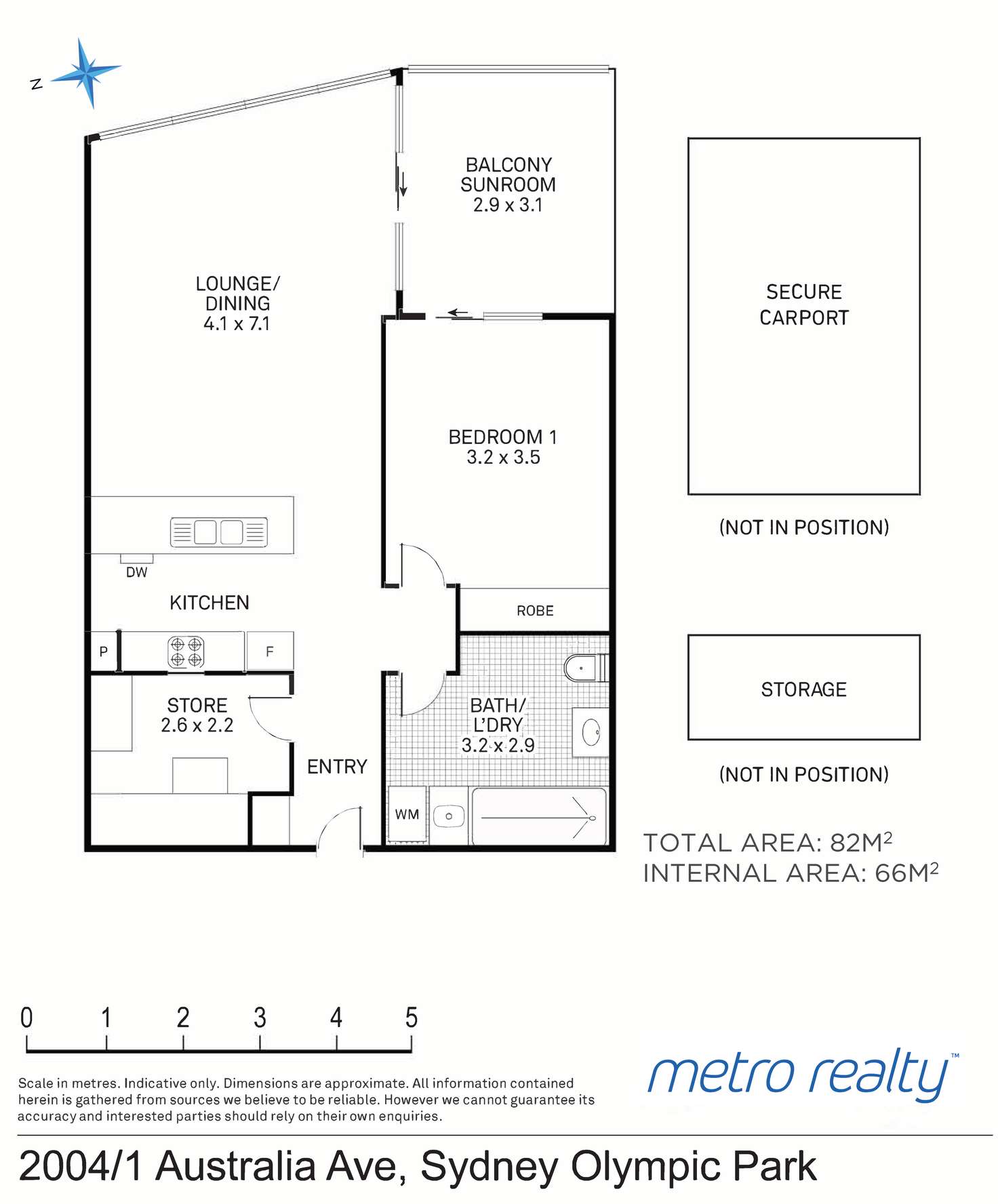 Floorplan of Homely apartment listing, 2004/1 Australia Ave, Sydney Olympic Park NSW 2127