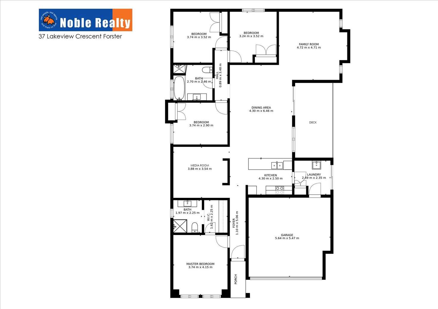 Floorplan of Homely house listing, 37 Lakeview Crescent, Forster NSW 2428