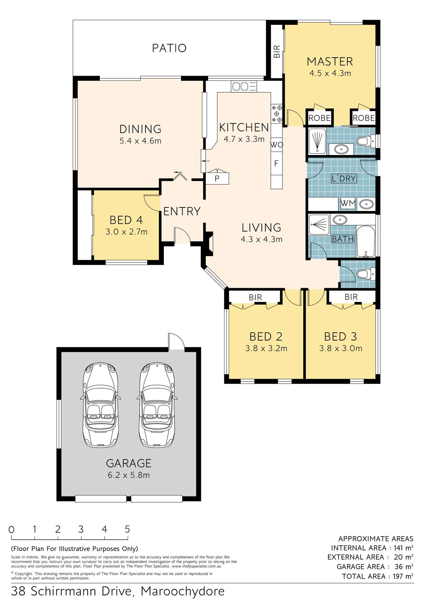 Floorplan of Homely house listing, 38 Schirrmann Drive, Maroochydore QLD 4558