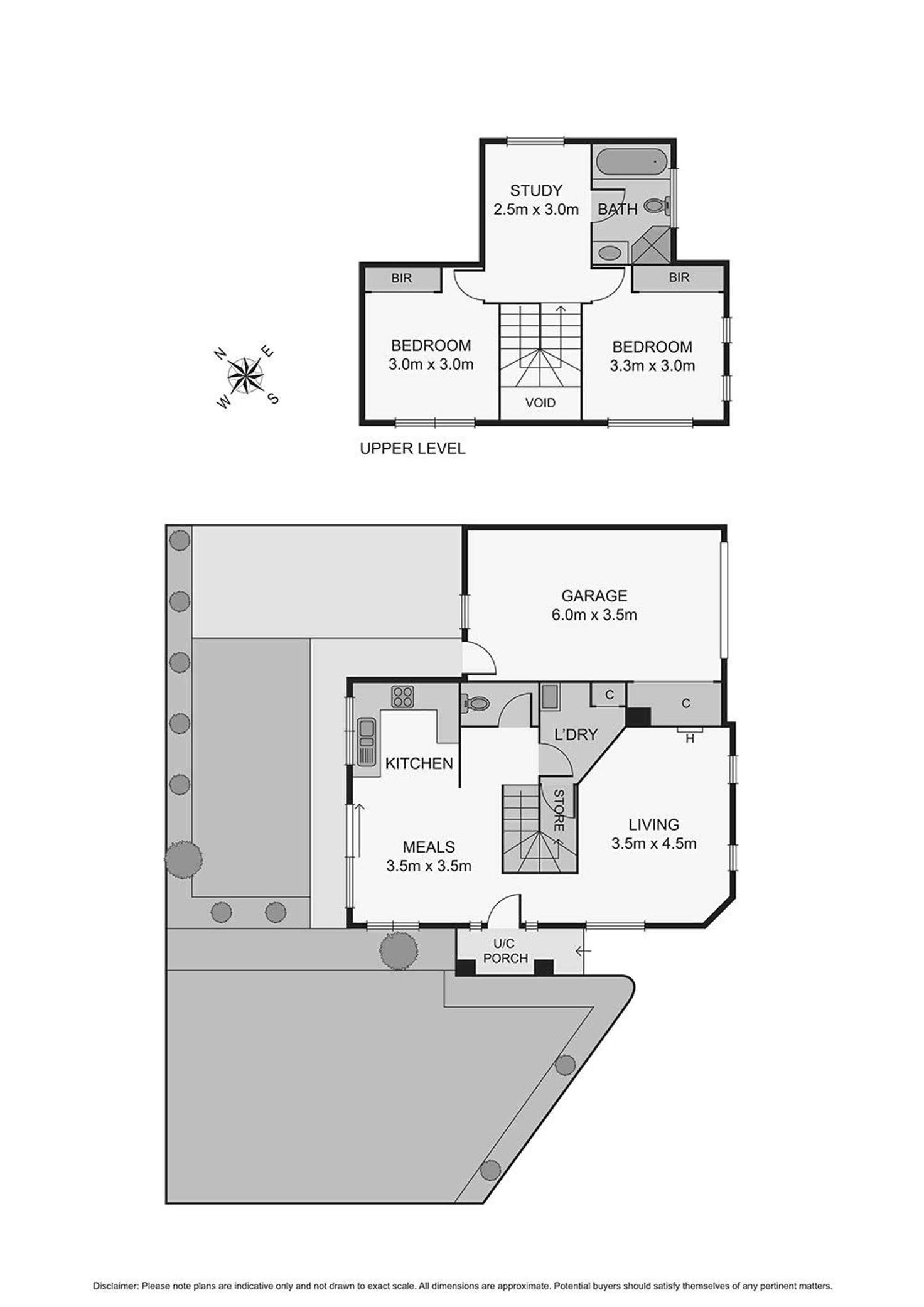 Floorplan of Homely townhouse listing, 1/8 Swan Street, Keilor Park VIC 3042