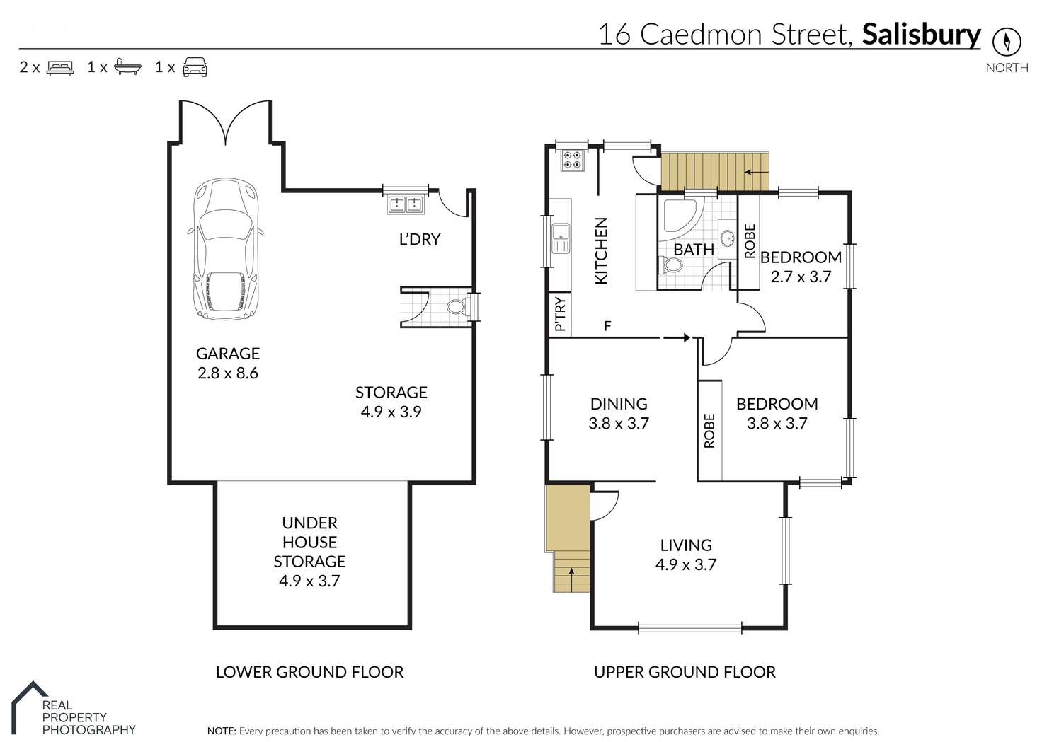 Floorplan of Homely house listing, 16 Caedmon Street, Salisbury QLD 4107