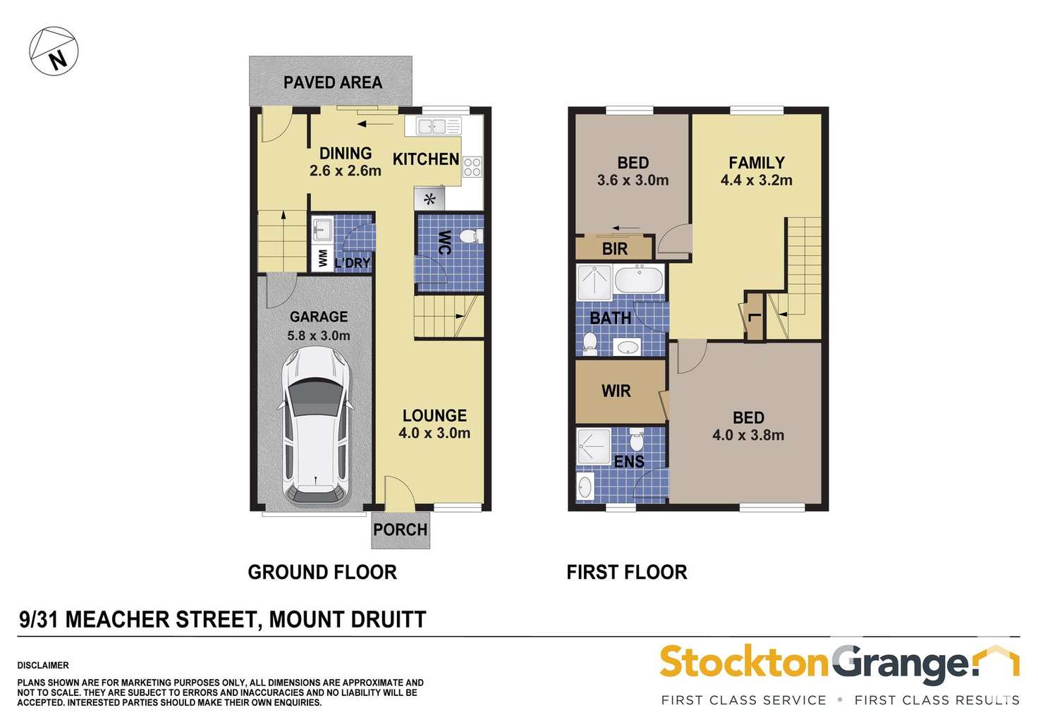Floorplan of Homely townhouse listing, 9/31 Meacher Street, Mount Druitt NSW 2770