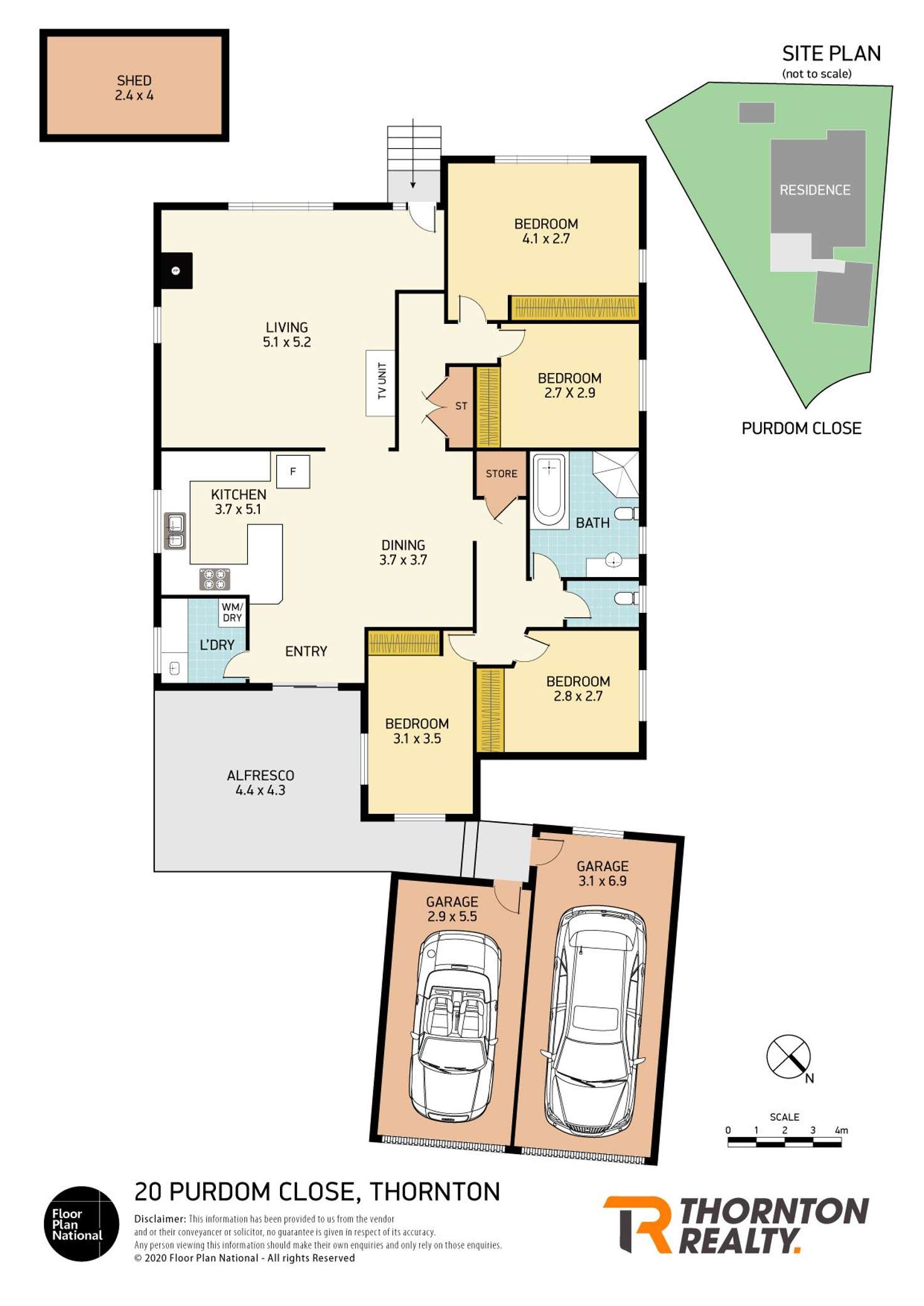 Floorplan of Homely house listing, 20 Purdom Close, Thornton NSW 2322