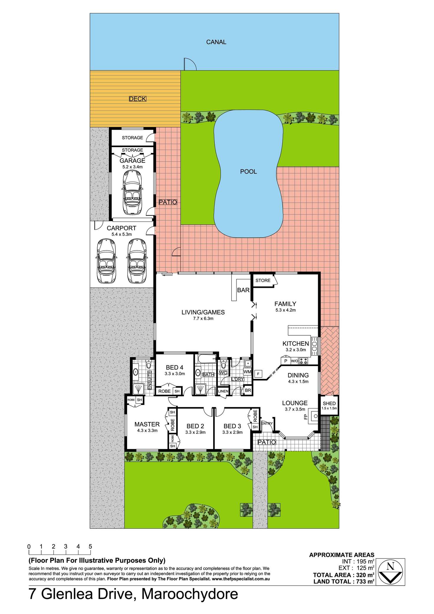 Floorplan of Homely house listing, 7 Glenlea Drive, Maroochydore QLD 4558