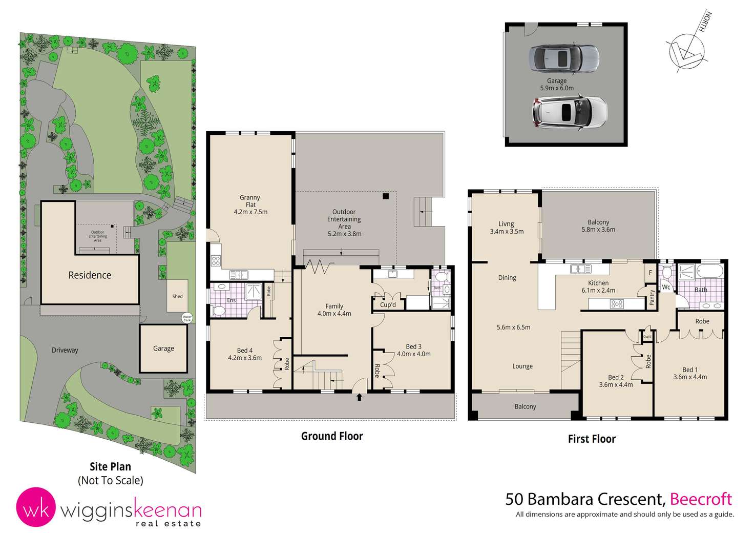 Floorplan of Homely house listing, 50 Bambara Crescent, Beecroft NSW 2119