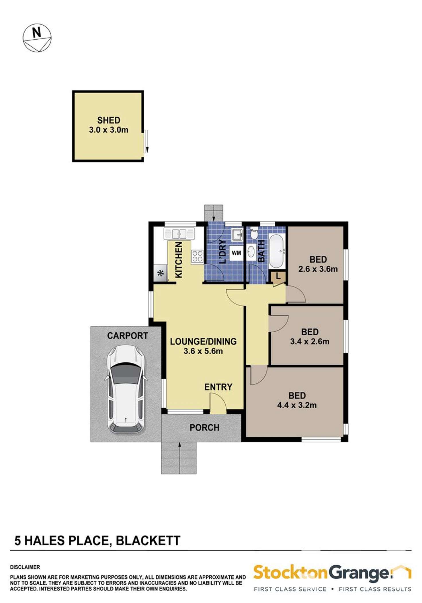 Floorplan of Homely house listing, 5 Hales Place, Blackett NSW 2770