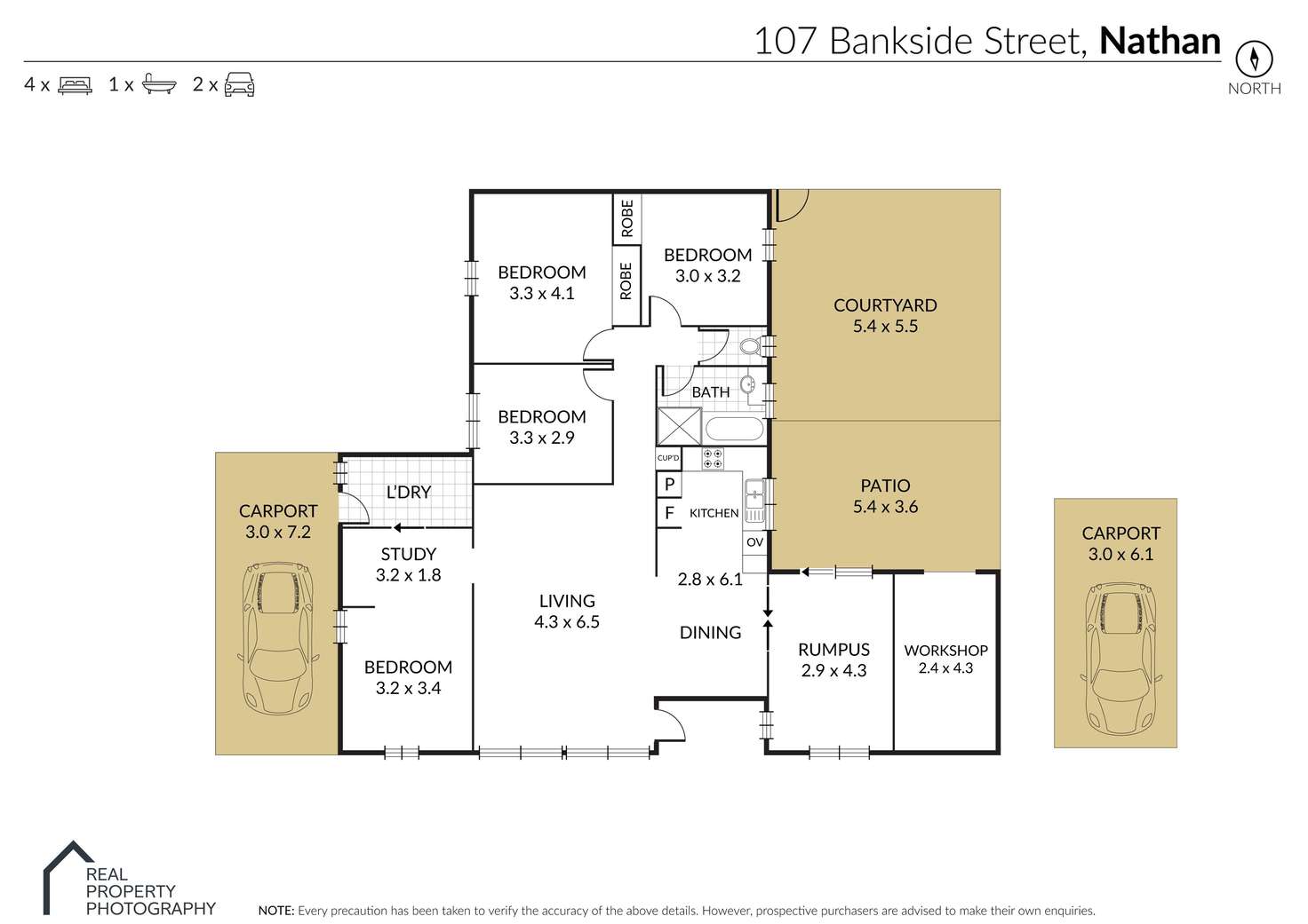 Floorplan of Homely house listing, 107 Bankside Street, Nathan QLD 4111