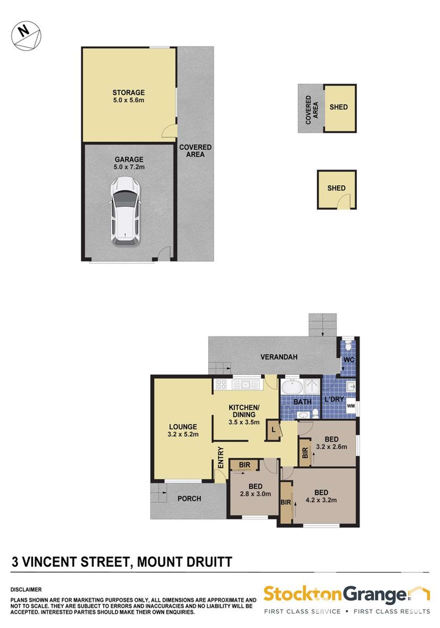 Floorplan of Homely house listing, 3 Vincent Street, Mount Druitt NSW 2770