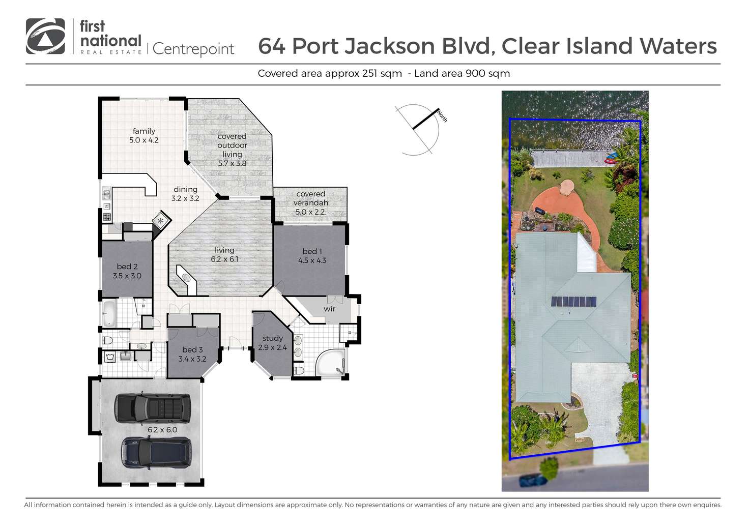 Floorplan of Homely house listing, 64 Port Jackson Boulevard, Clear Island Waters QLD 4226