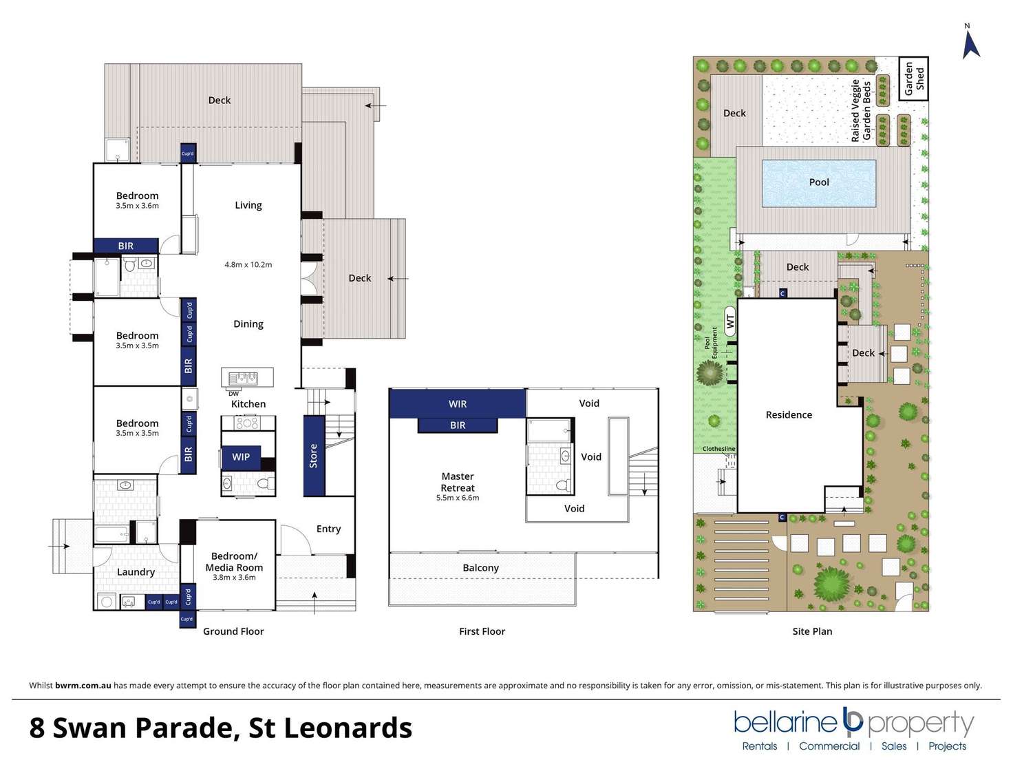 Floorplan of Homely house listing, 8 Swan Parade, St Leonards VIC 3223