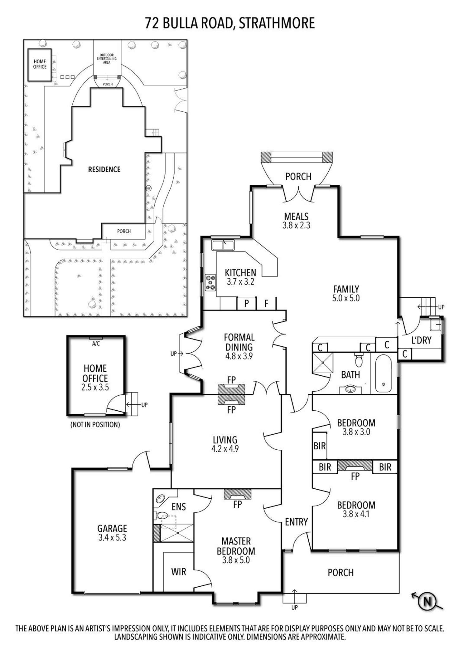 Floorplan of Homely house listing, 72 Bulla Road, Strathmore VIC 3041