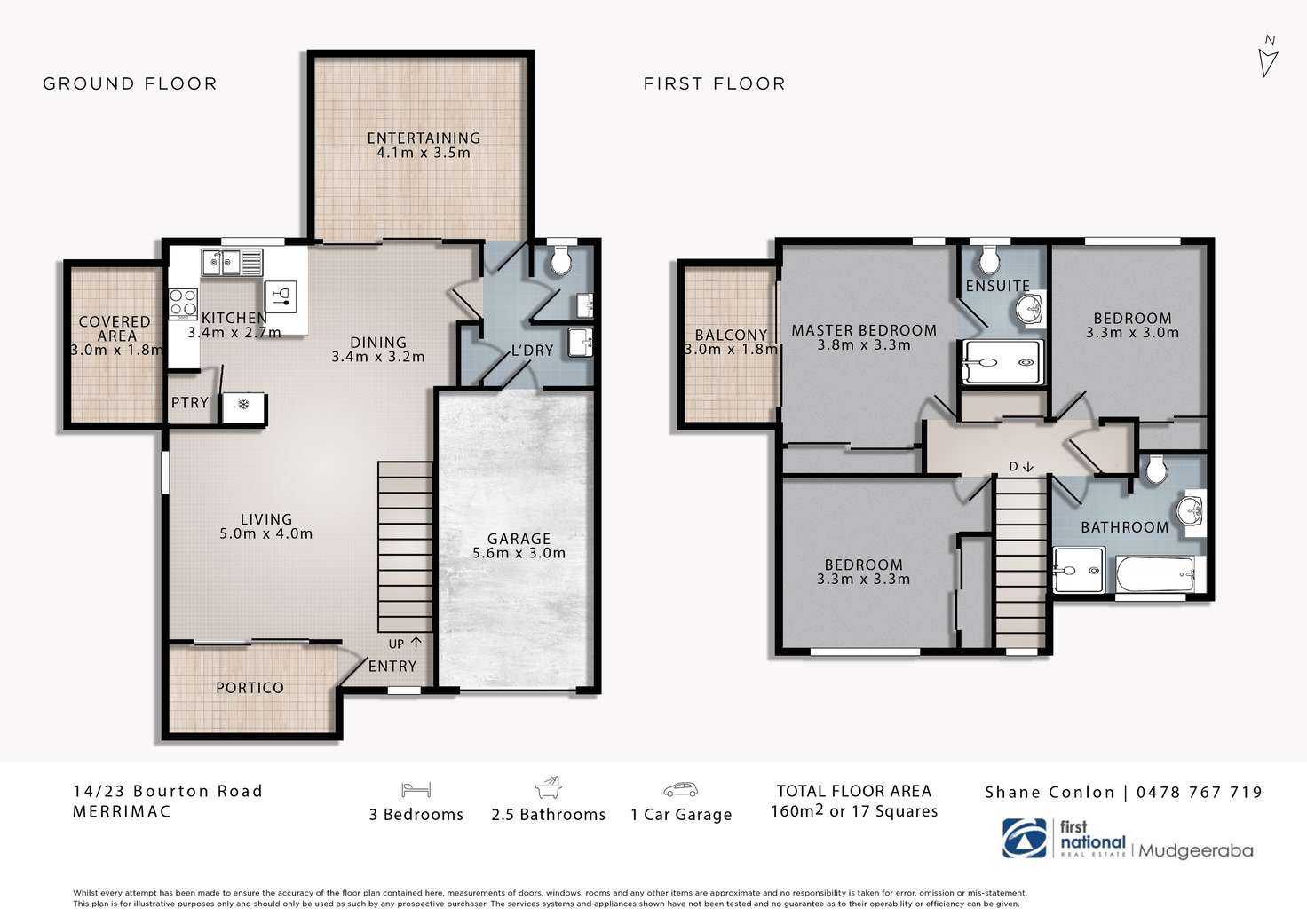 Floorplan of Homely townhouse listing, 14/23 Bourton Rd, Merrimac QLD 4226