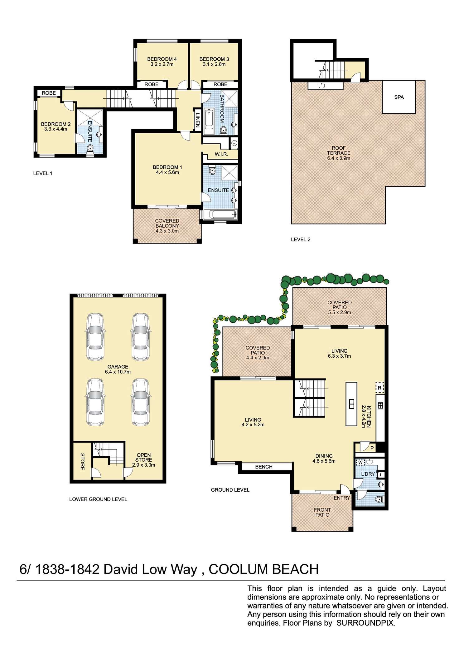 Floorplan of Homely villa listing, 6/1838 David Low Way, Coolum Beach QLD 4573