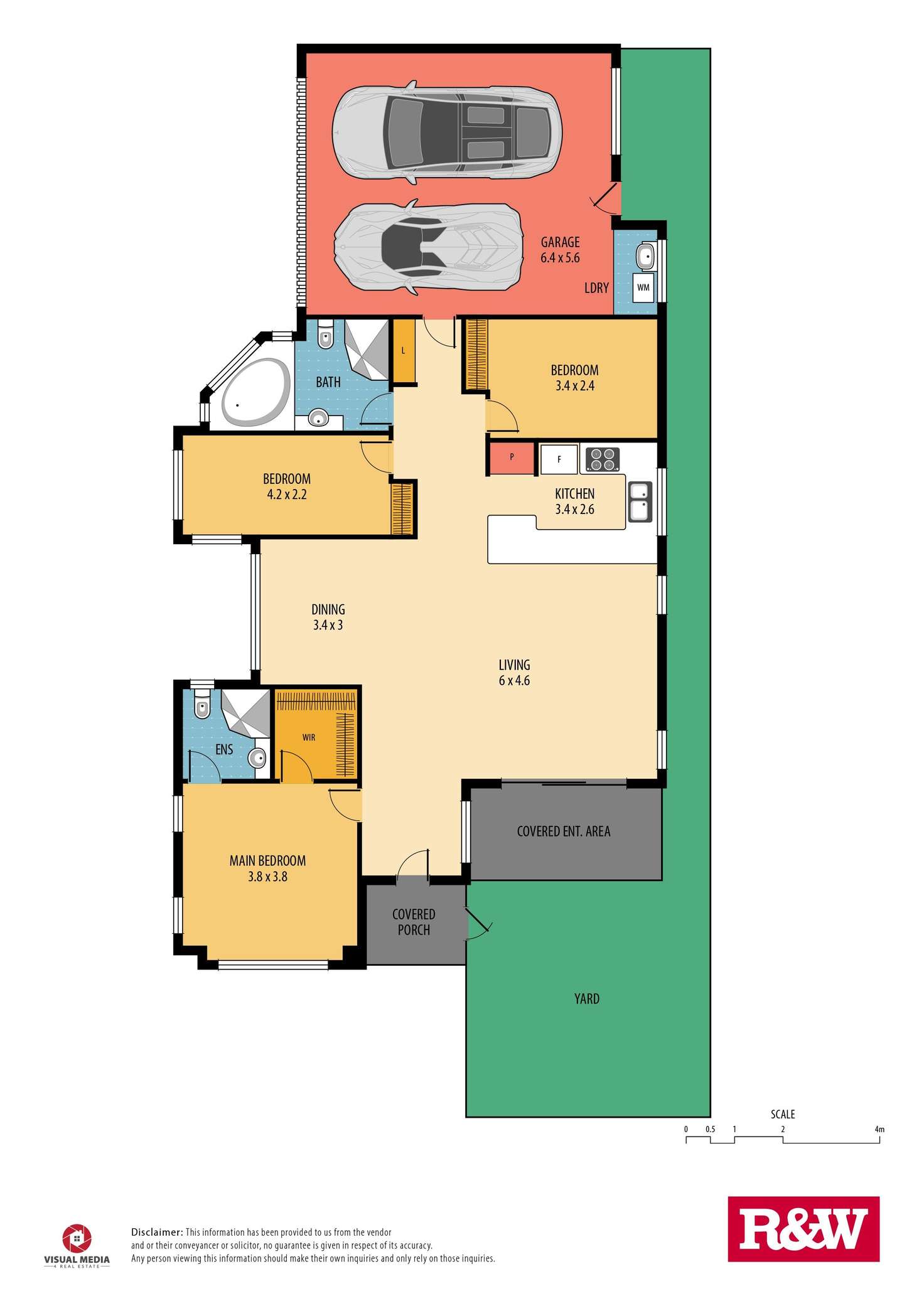 Floorplan of Homely villa listing, 1/136 Broken Bay Road, Ettalong Beach NSW 2257