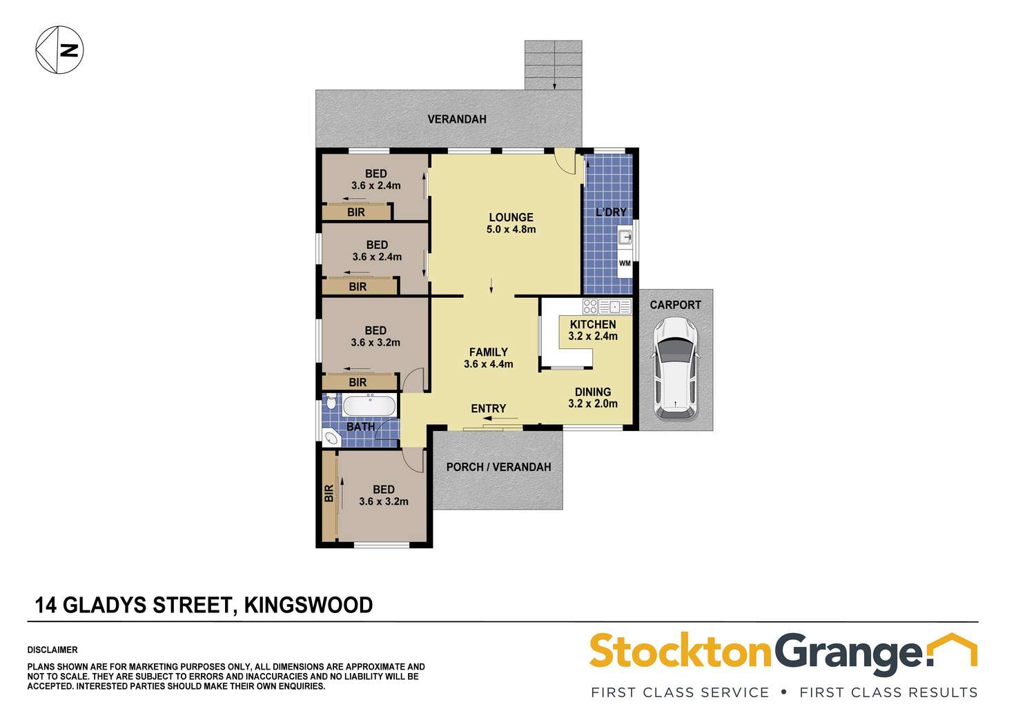 Floorplan of Homely house listing, 14 Gladys Street, Kingswood NSW 2747