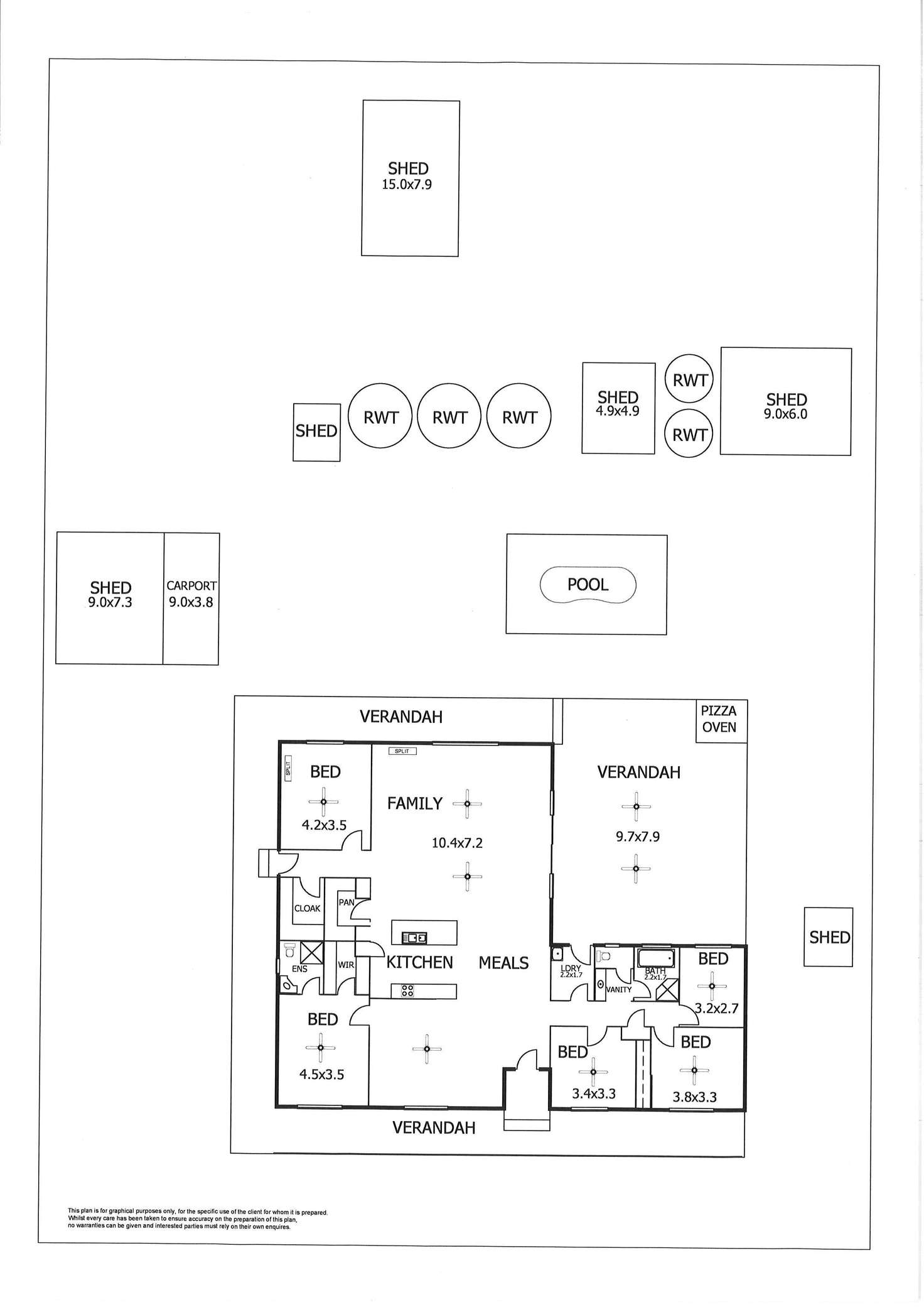 Floorplan of Homely house listing, 472 Belvedere Road, Mannum SA 5238