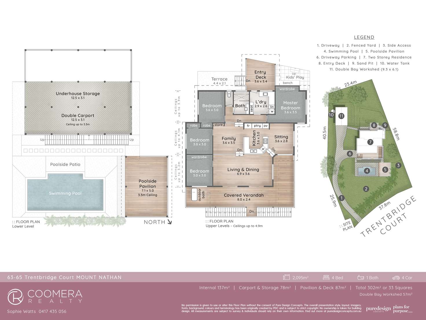 Floorplan of Homely house listing, 63-65 Trentbridge Court, Mount Nathan QLD 4211
