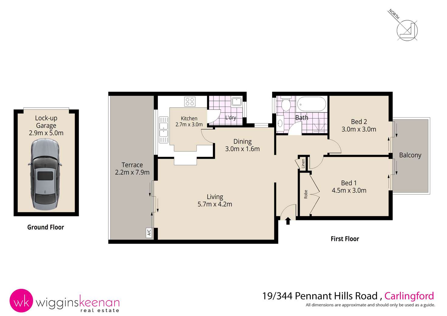 Floorplan of Homely apartment listing, 19/344 Pennant Hills Road, Carlingford NSW 2118
