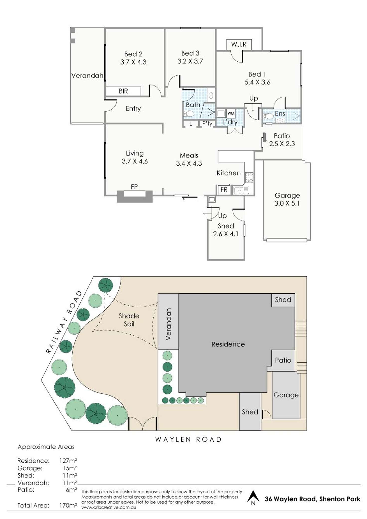 Floorplan of Homely house listing, 36 Waylen Road, Shenton Park WA 6008