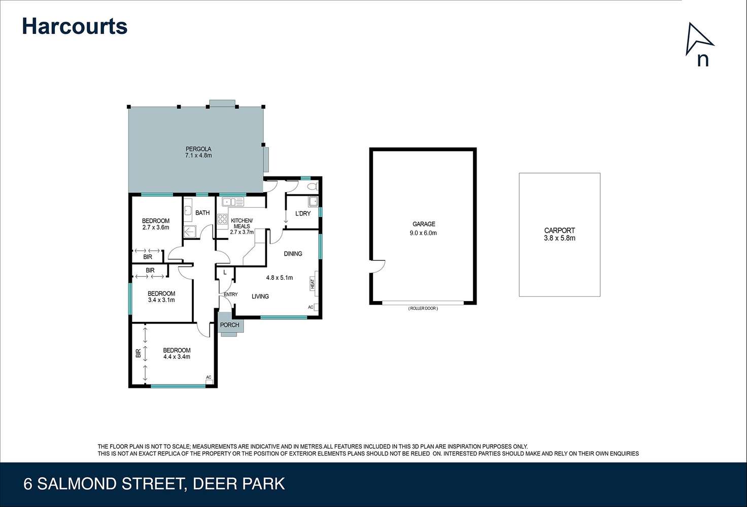 Floorplan of Homely house listing, 6 Salmond Street, Deer Park VIC 3023