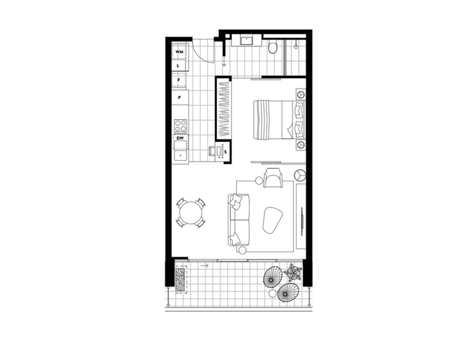 Floorplan of Homely apartment listing, 414/72 Wests Road, Maribyrnong VIC 3032
