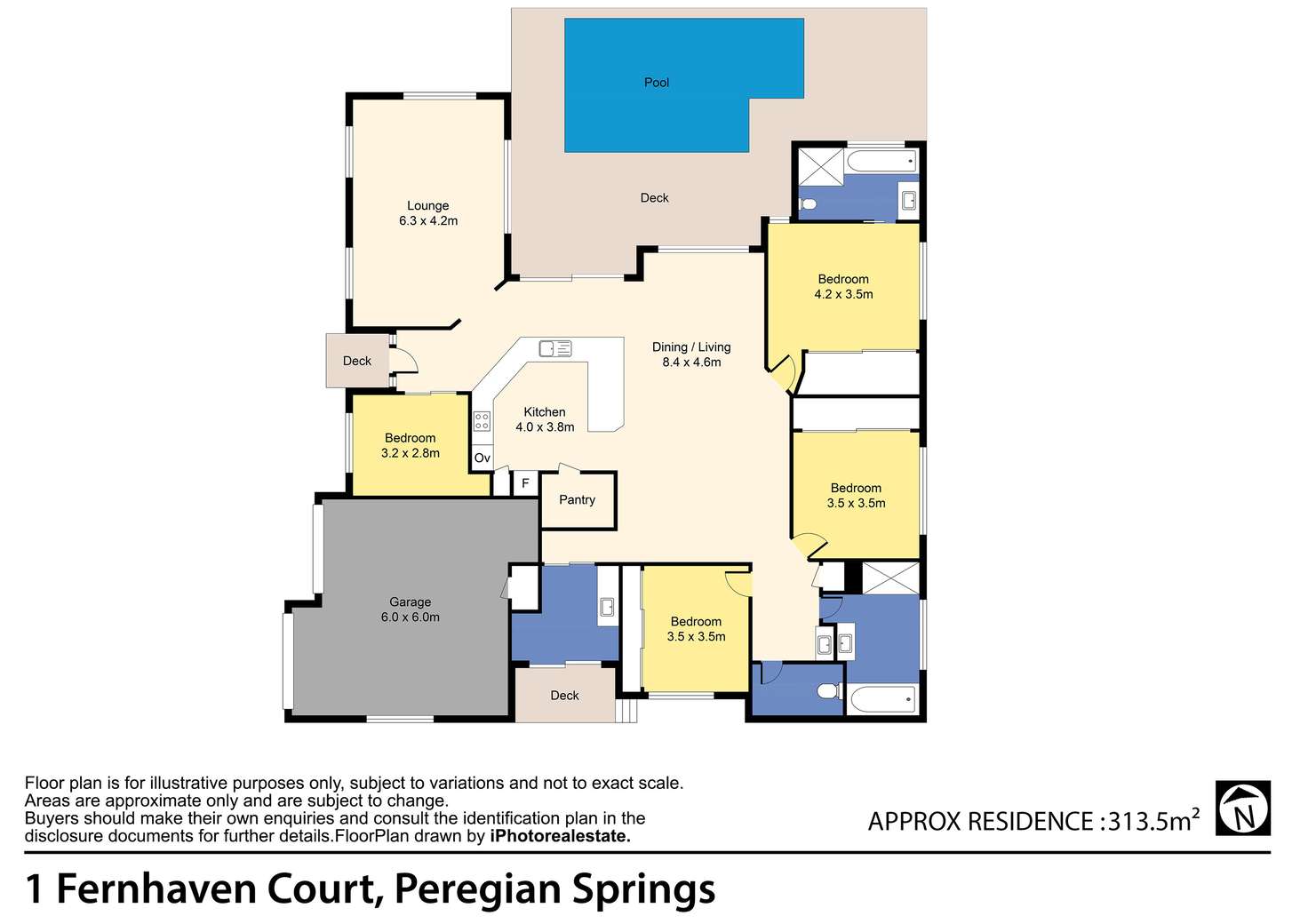 Floorplan of Homely house listing, 1 Fernhaven Court, Peregian Springs QLD 4573