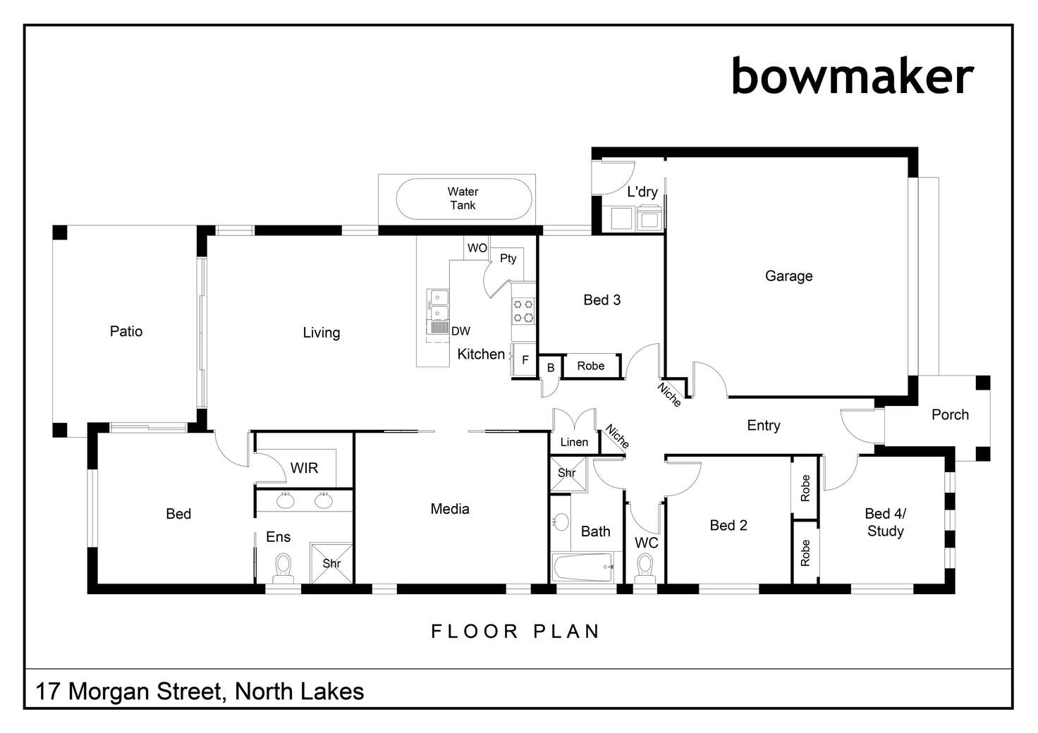 Floorplan of Homely house listing, 17 Morgan Street, North Lakes QLD 4509