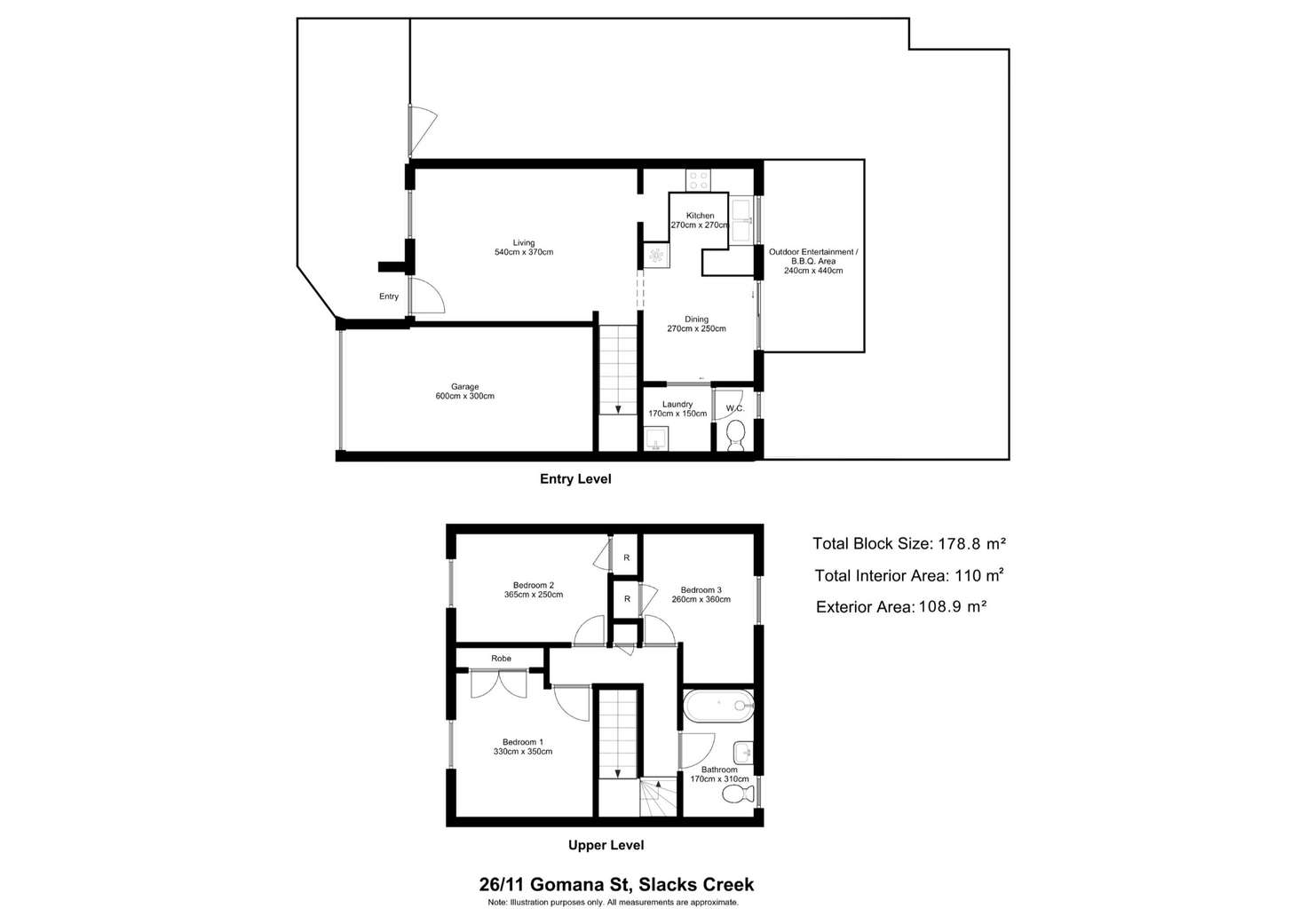 Floorplan of Homely apartment listing, 26/11 Gomana Street, Slacks Creek QLD 4127