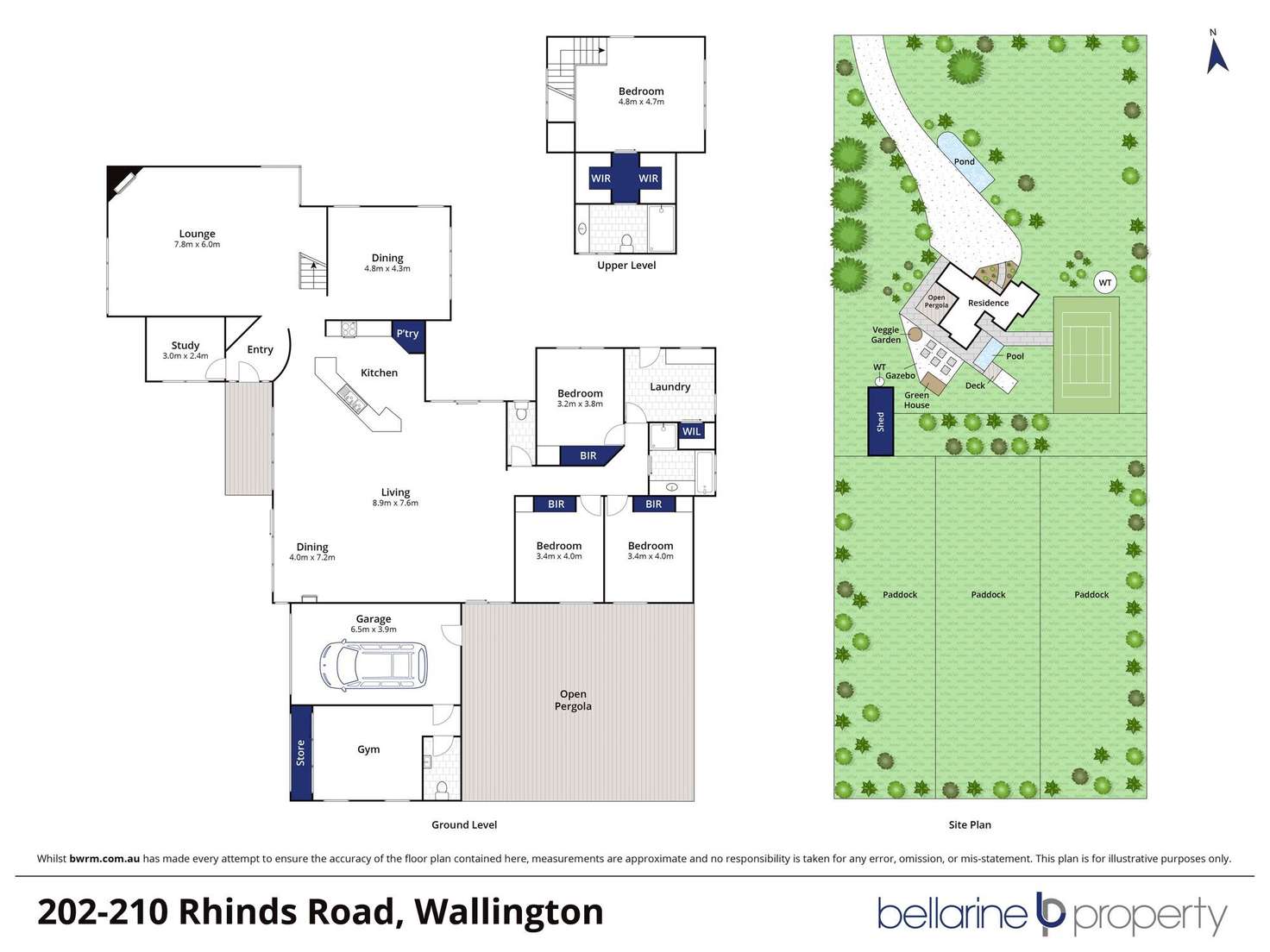 Floorplan of Homely ruralOther listing, 202-210 Rhinds Road, Wallington VIC 3222