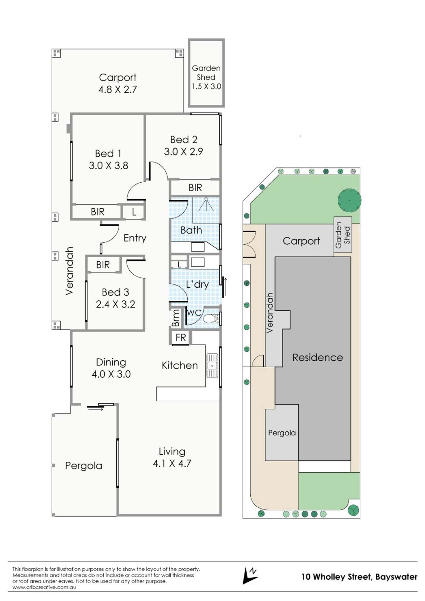 Floorplan of Homely house listing, 10 Wholley Street, Bayswater WA 6053