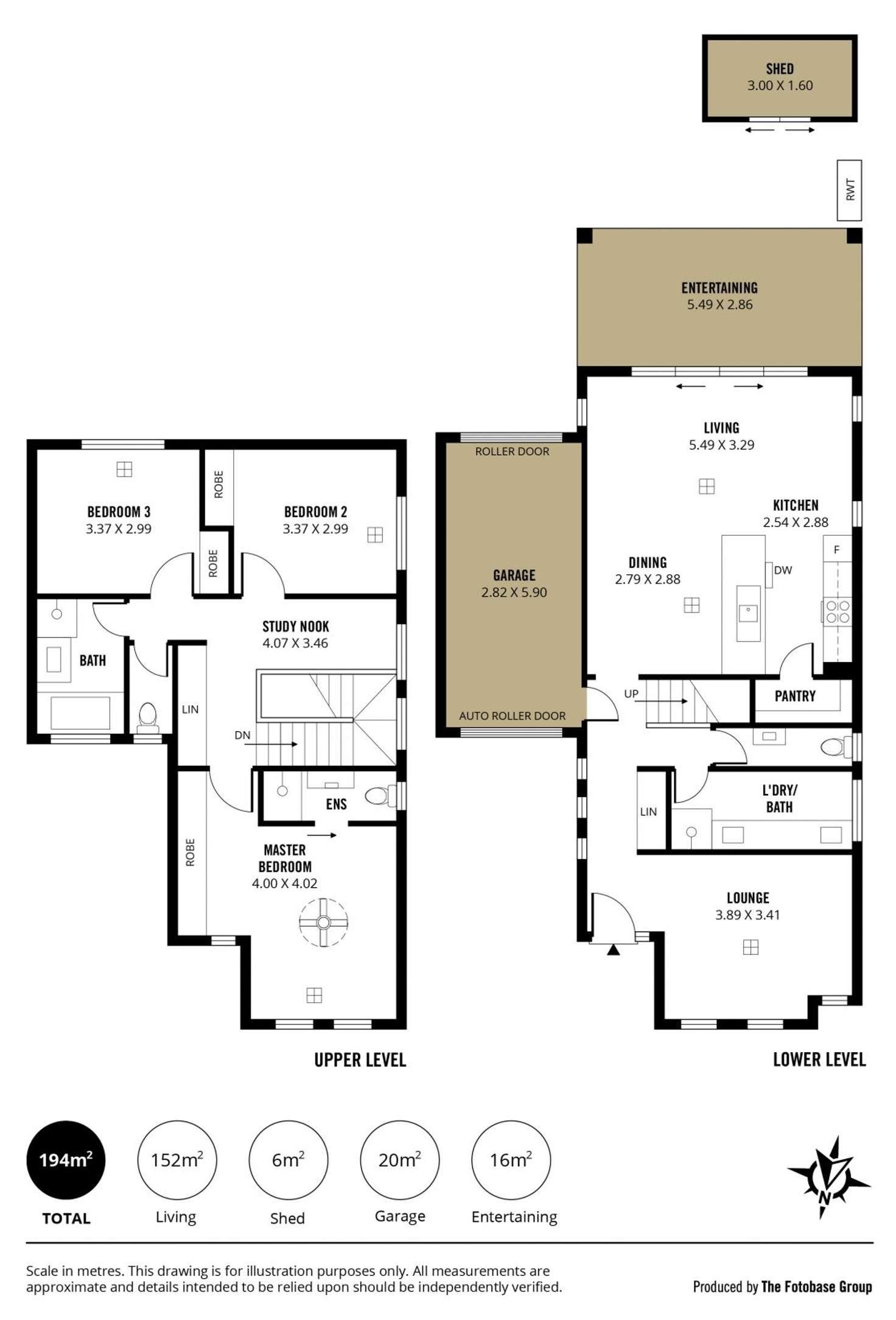 Floorplan of Homely townhouse listing, 1/4 Lanark Avenue, Seaton SA 5023