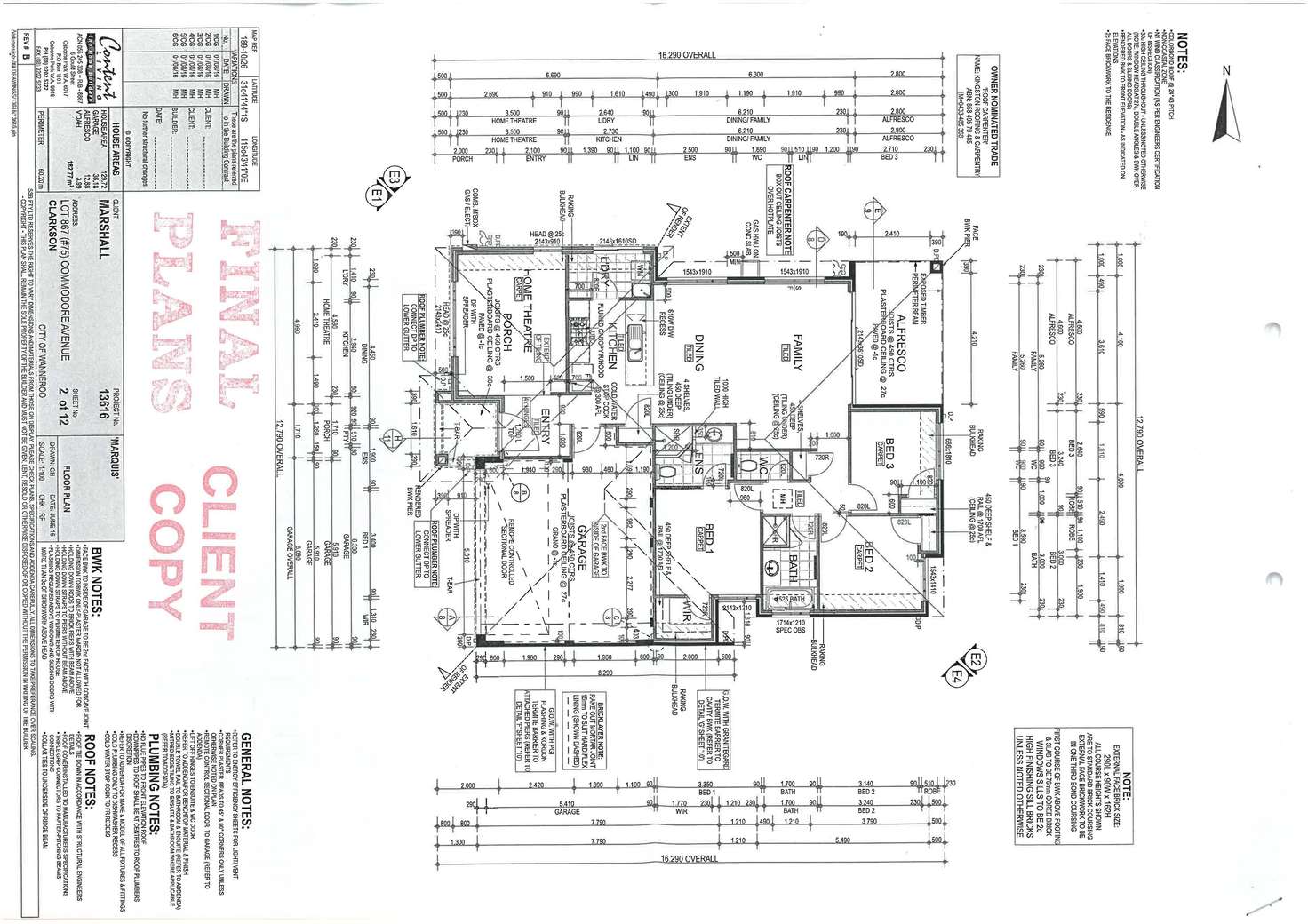 Floorplan of Homely house listing, 75 Commodore Avenue, Clarkson WA 6030