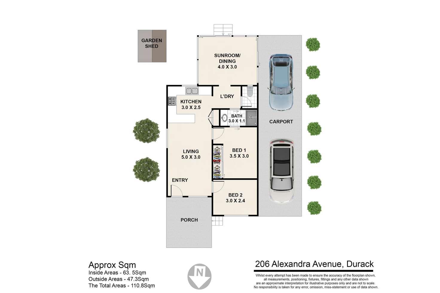 Floorplan of Homely house listing, 206/758 Blunder Road, Durack QLD 4077