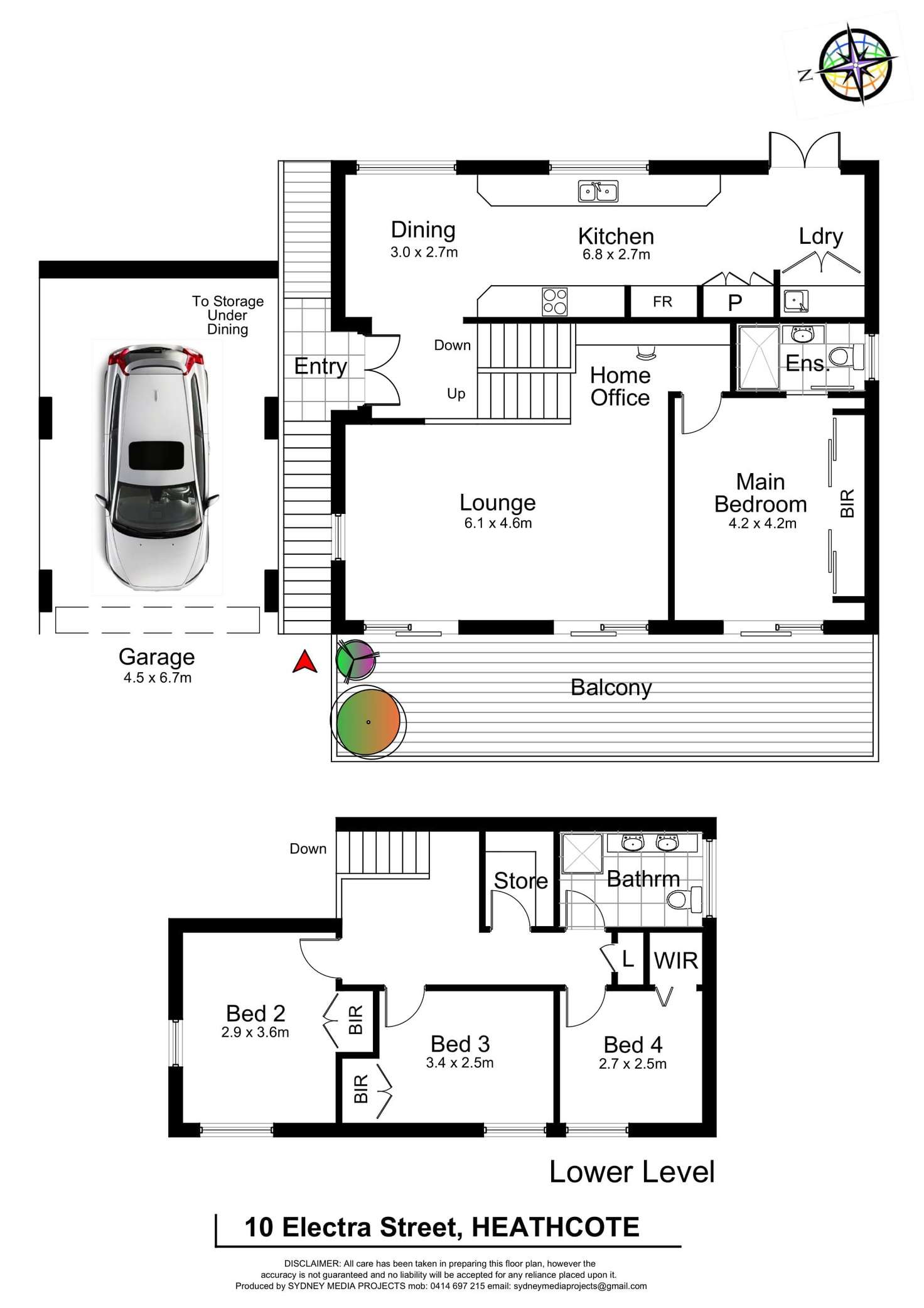 Floorplan of Homely house listing, 10 Electra Street, Heathcote NSW 2233