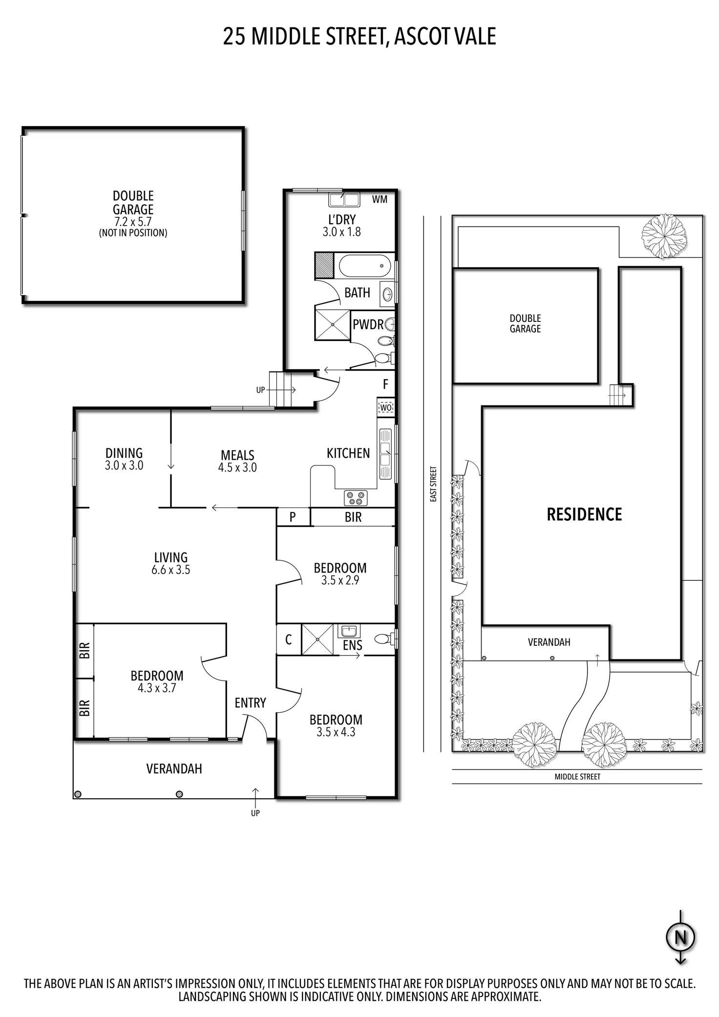 Floorplan of Homely house listing, 25 Middle Street, Ascot Vale VIC 3032