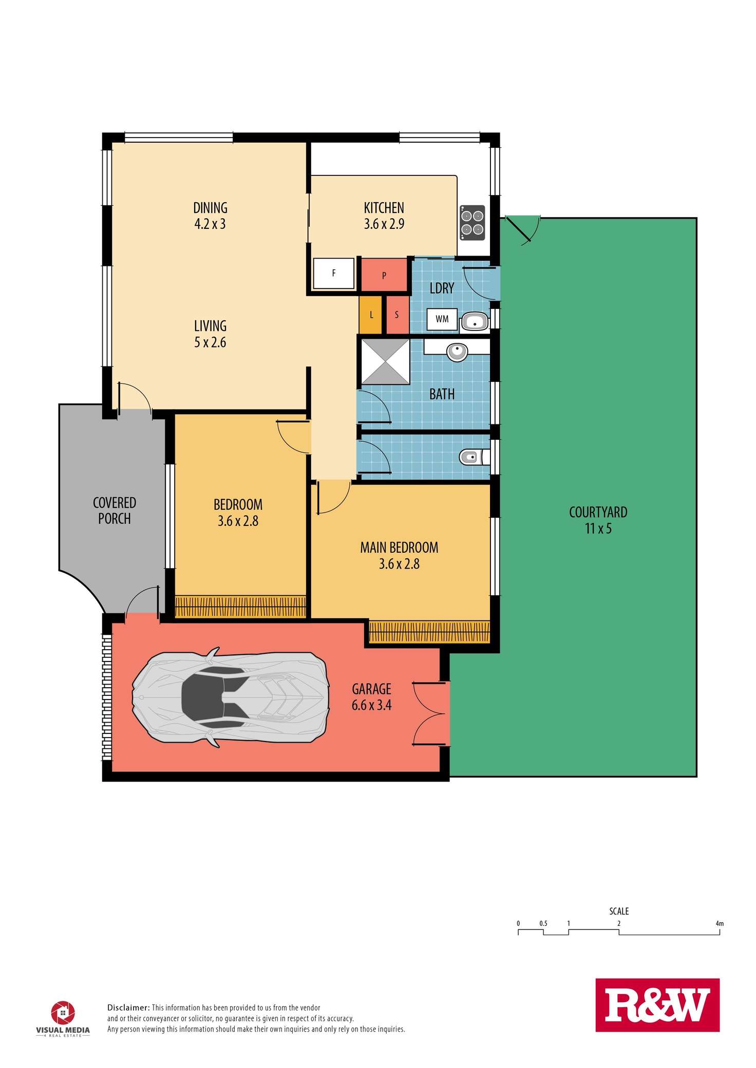 Floorplan of Homely villa listing, 1/24 - 26 Pratley Street, Woy Woy NSW 2256