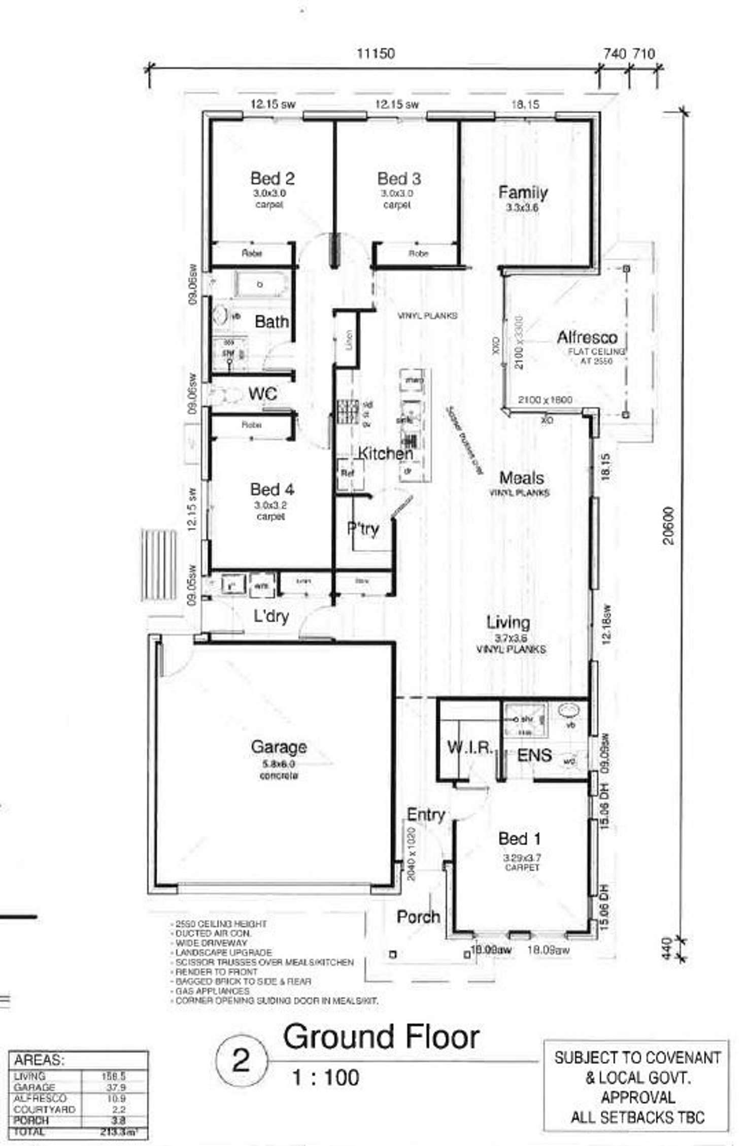 Floorplan of Homely house listing, 3 Dent Crescent, Burpengary East QLD 4505