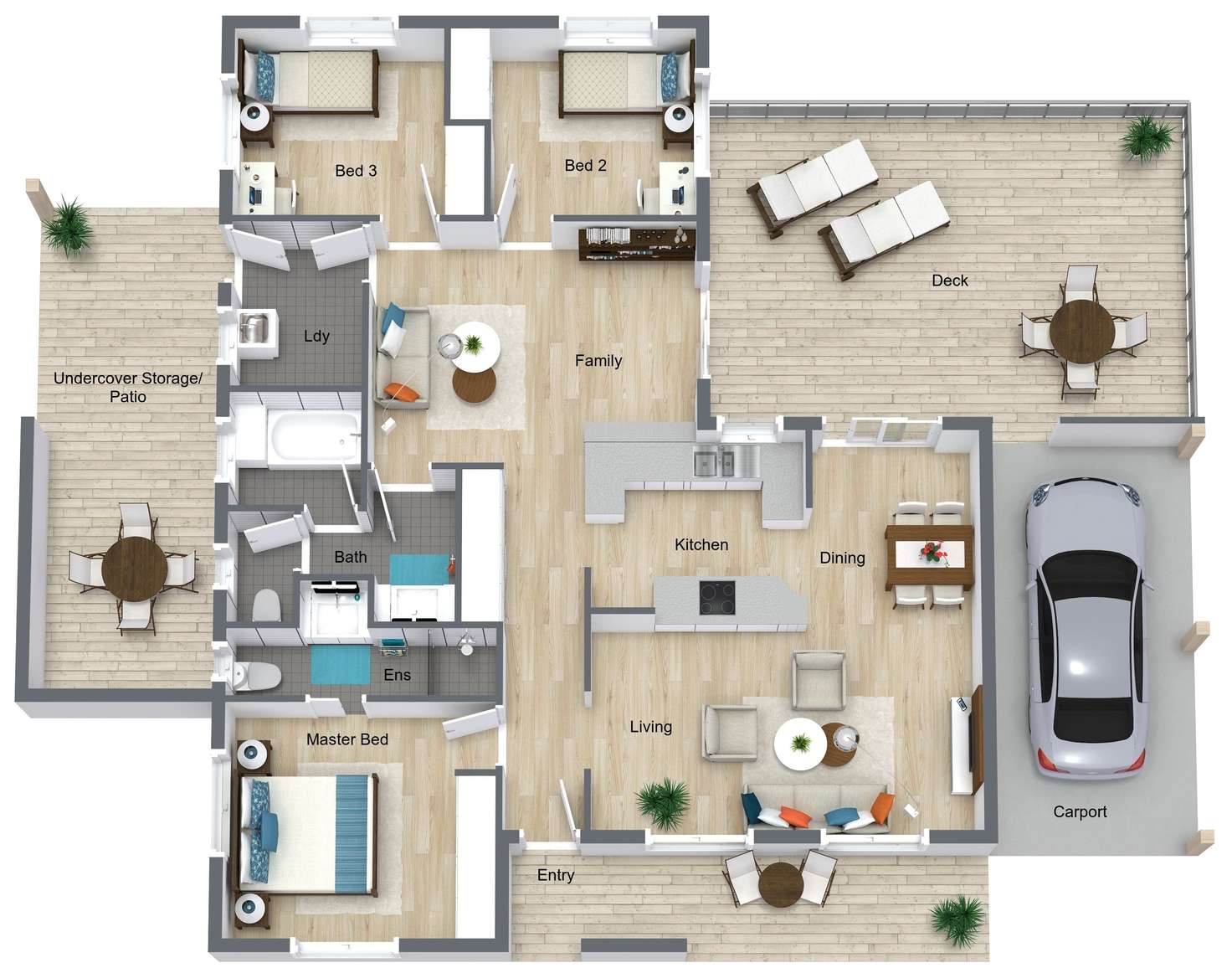 Floorplan of Homely house listing, 16 Baines Street, Clifton Beach QLD 4879