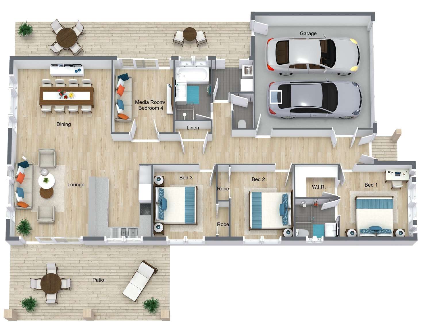 Floorplan of Homely house listing, 1 Novelli Street, Edmonton QLD 4869