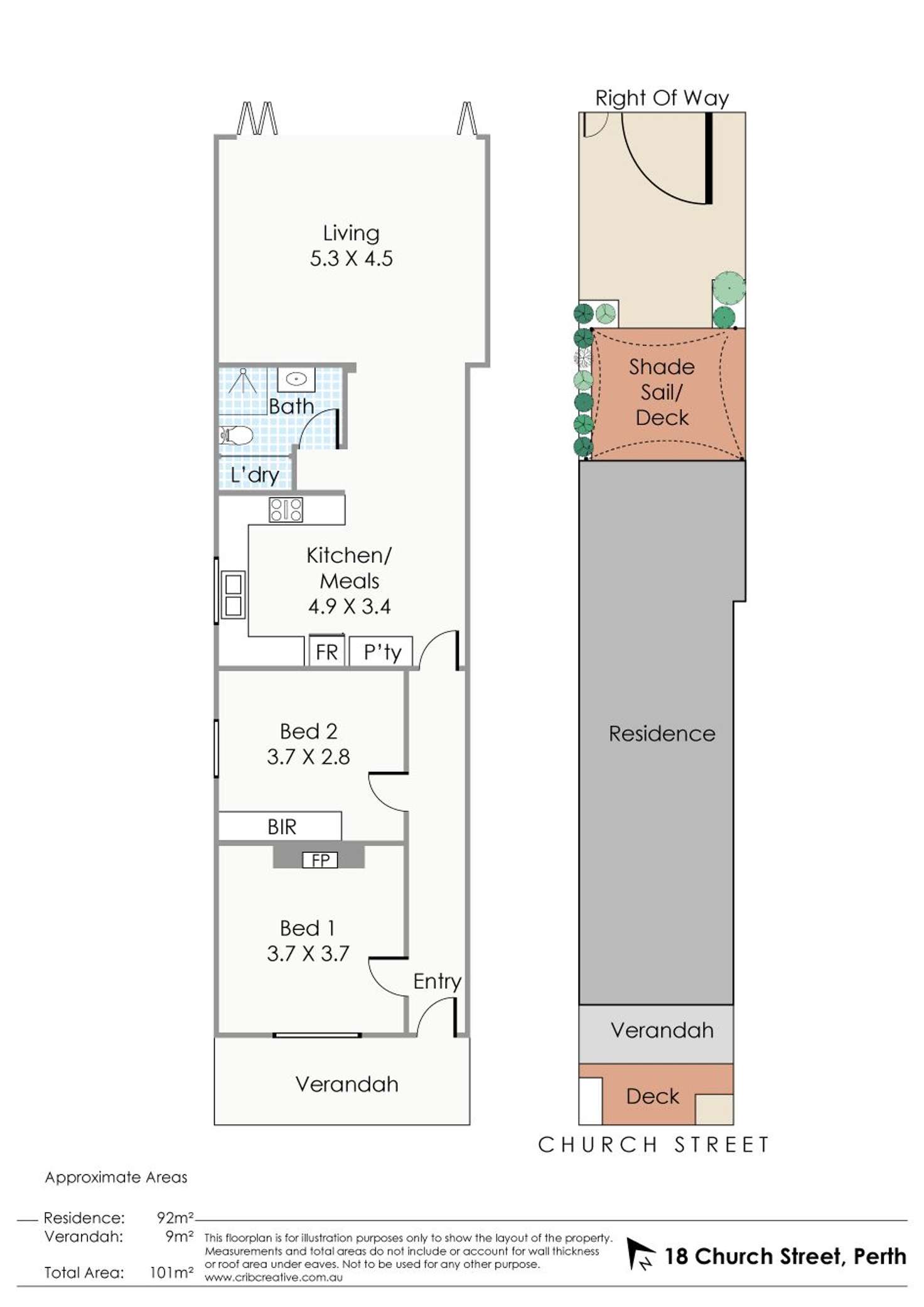 Floorplan of Homely house listing, 18 Church Street, Perth WA 6000