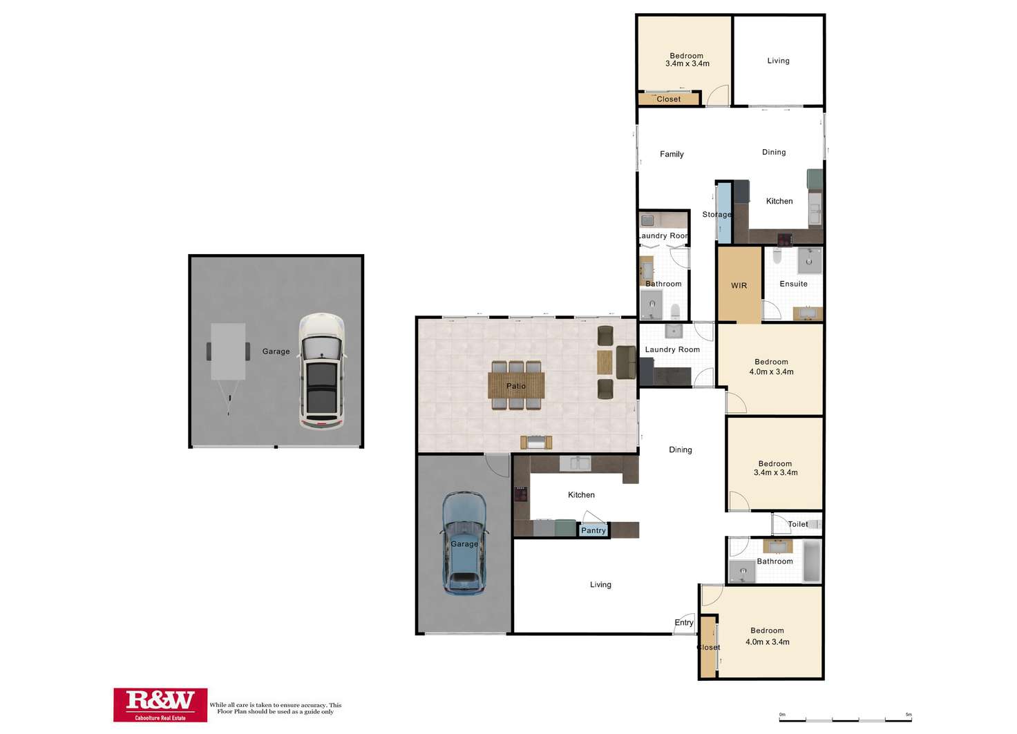 Floorplan of Homely acreageSemiRural listing, 8 Bigita Place, Elimbah QLD 4516