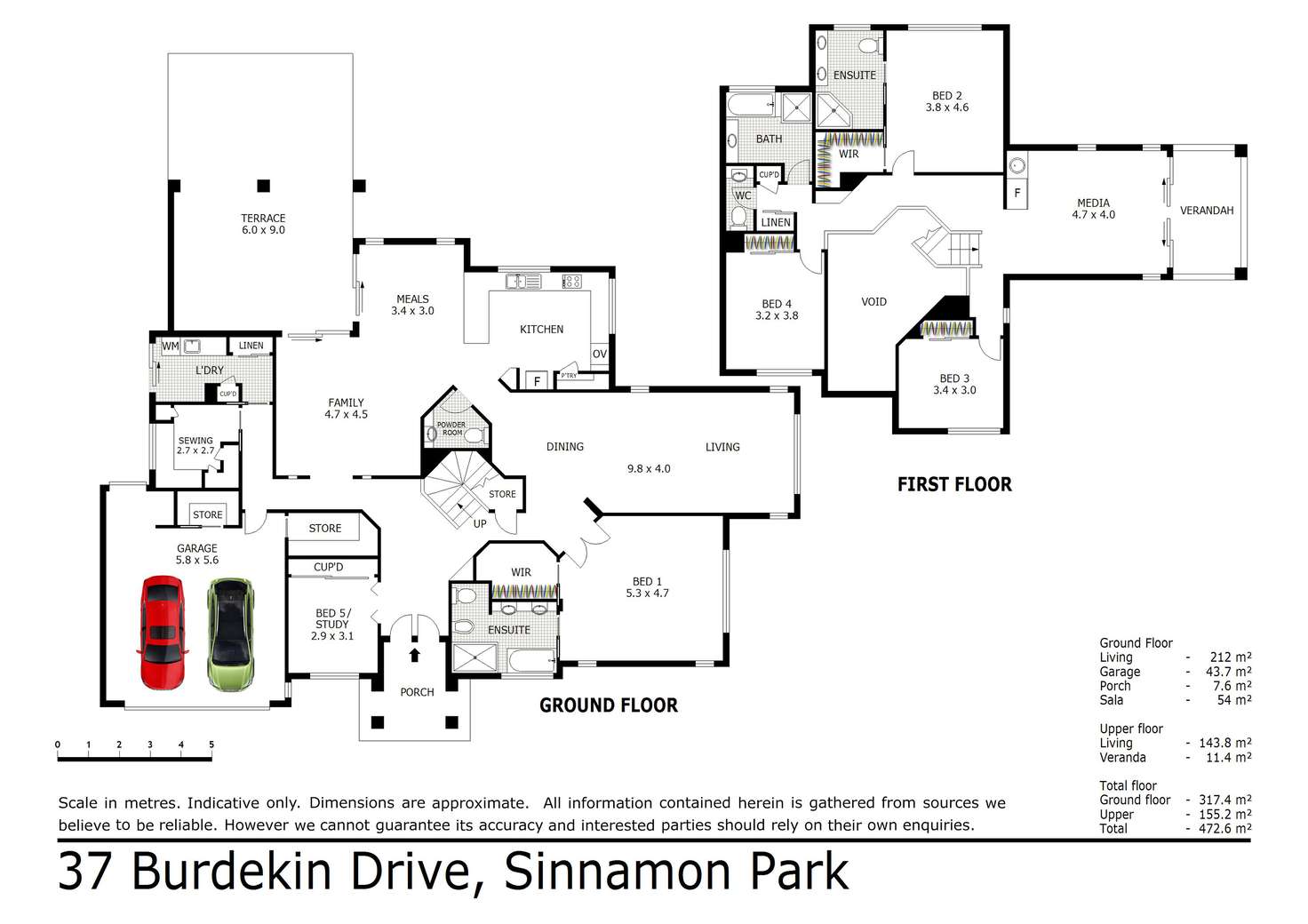 Floorplan of Homely house listing, 37 Burdekin Drive, Sinnamon Park QLD 4073